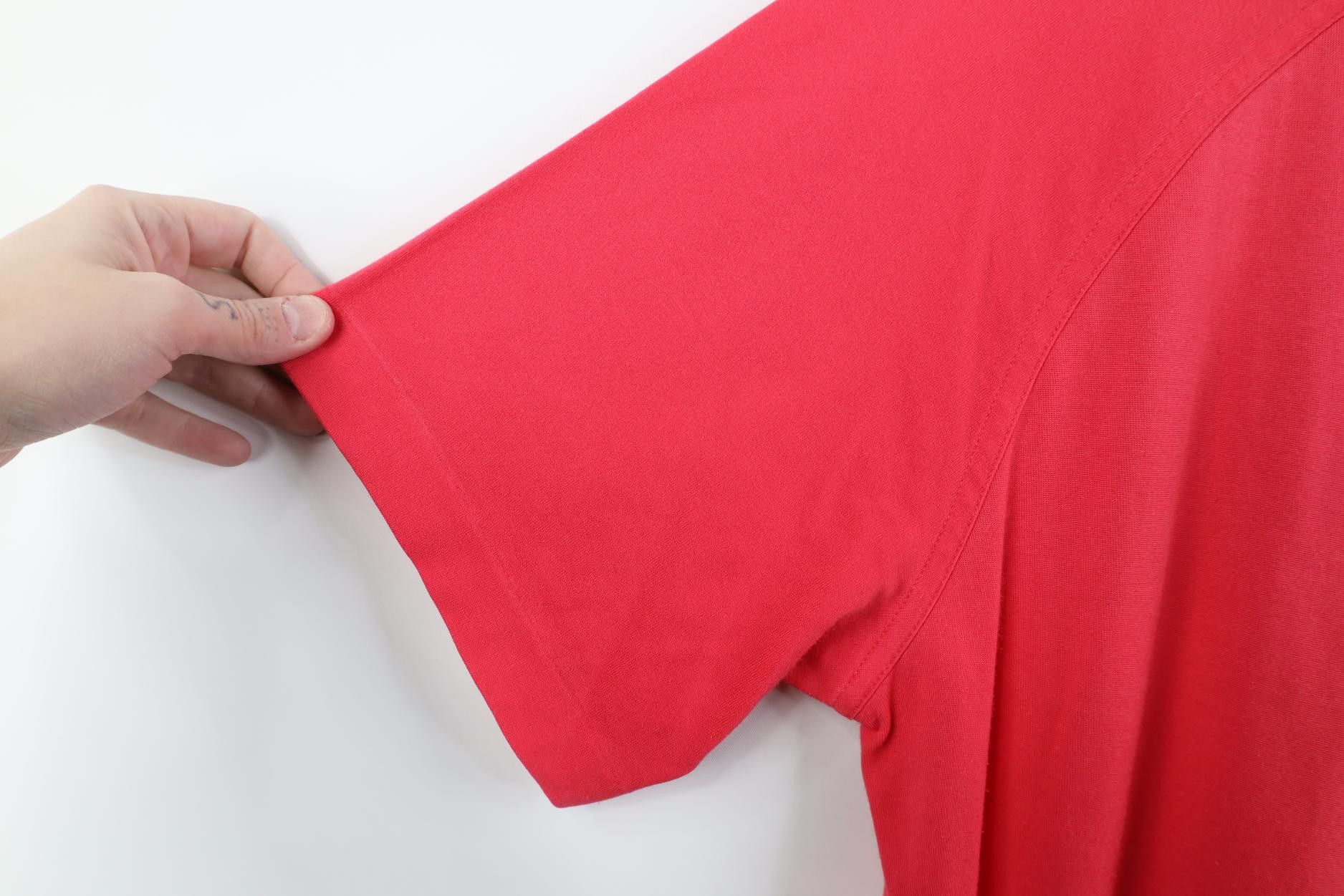 Vintage Vintage 70s Streetwear Pocket Collared Golf Polo Shirt Red Size US XL / EU 56 / 4 - 9 Thumbnail