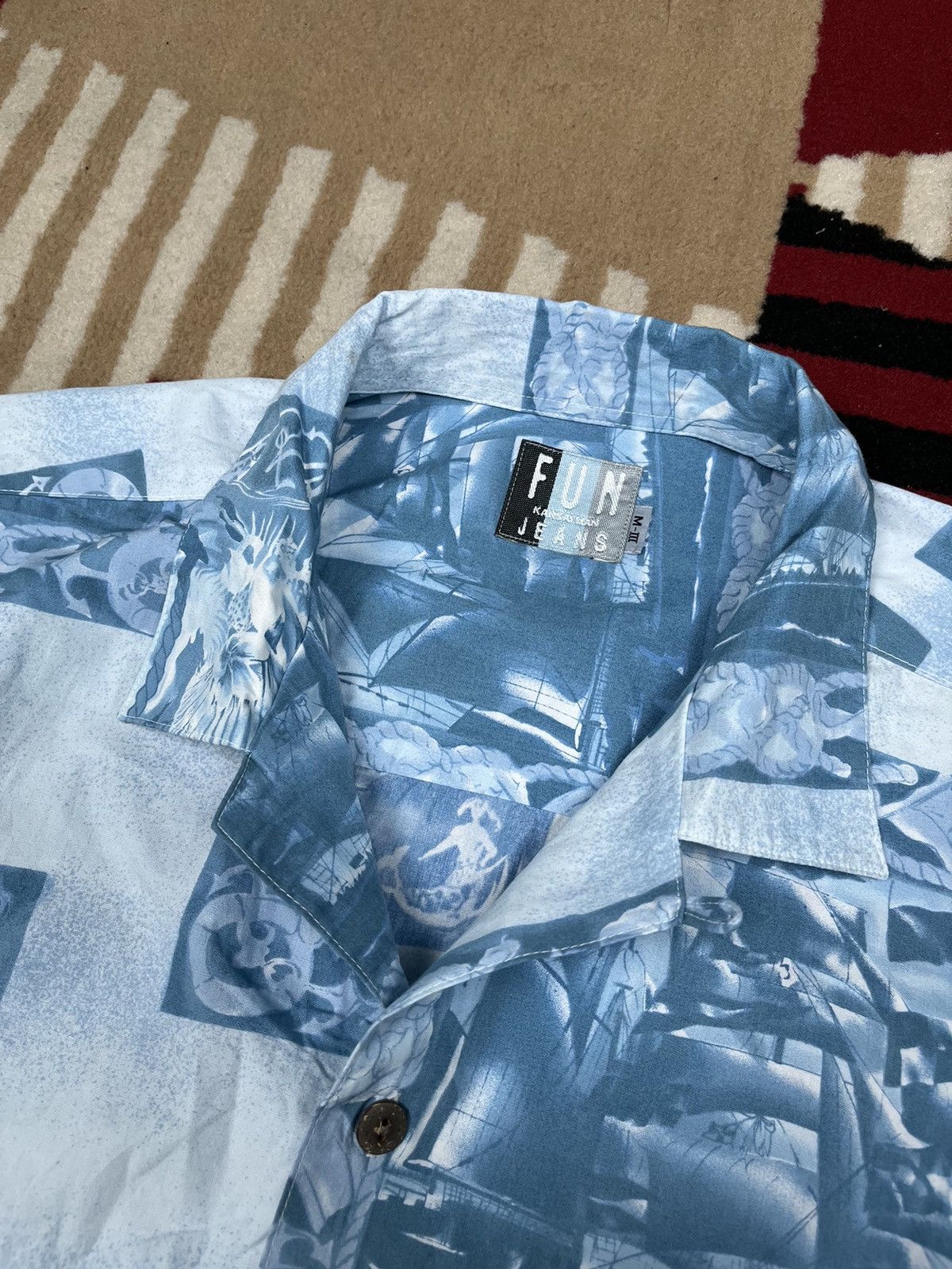 Kansai Yamamoto Fun Kansai Man Motifff Shirt Size US L / EU 52-54 / 3 - 4 Thumbnail