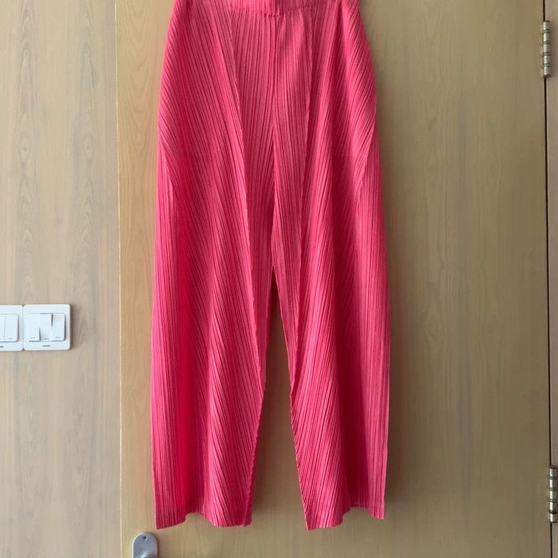 Issey Miyake Issey Miyake size:5 Pink pleated pants Size 42" / US 20 - 6 Thumbnail