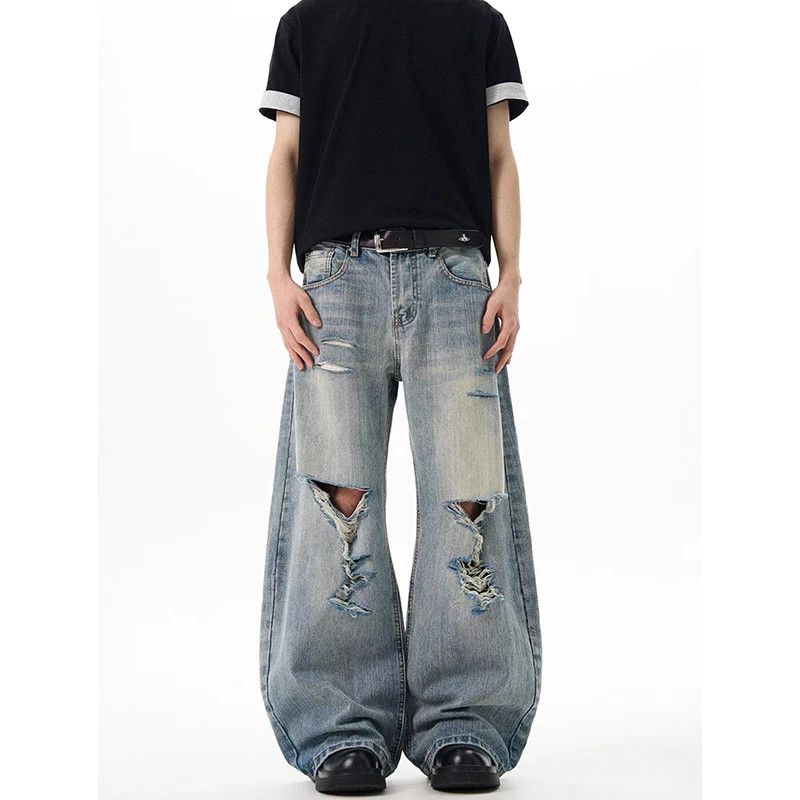 Japanese Brand × Vintage American Vintage Ripped Jeans Size US 32 / EU 48 - 1 Thumbnail