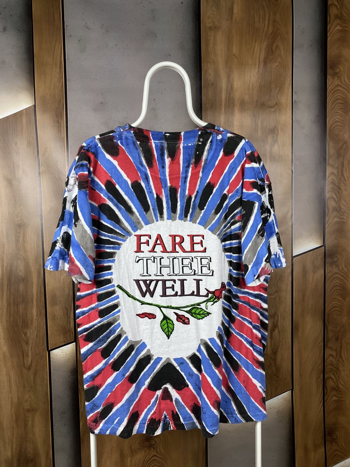 Band Tees 🎸Vintage 90s T-Shirt Grateful Dead Fare Thee Well VTG Tee🎸 Size US XL / EU 56 / 4 - 2 Thumbnail