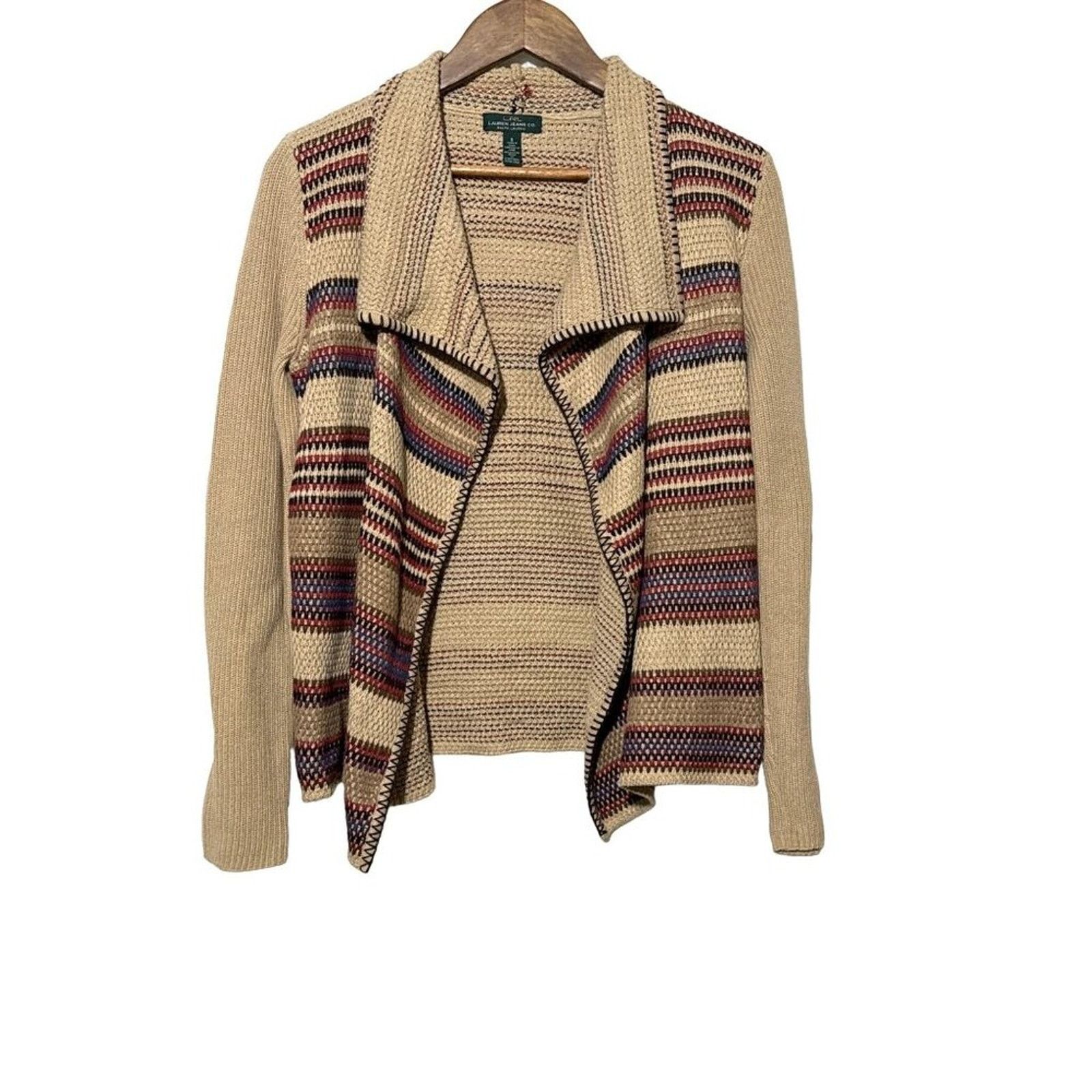 Lauren Ralph Lauren Lauren Ralph Lauren Jeans · Small · Striped Open Cardigan Size S / US 4 / IT 40 - 4 Thumbnail