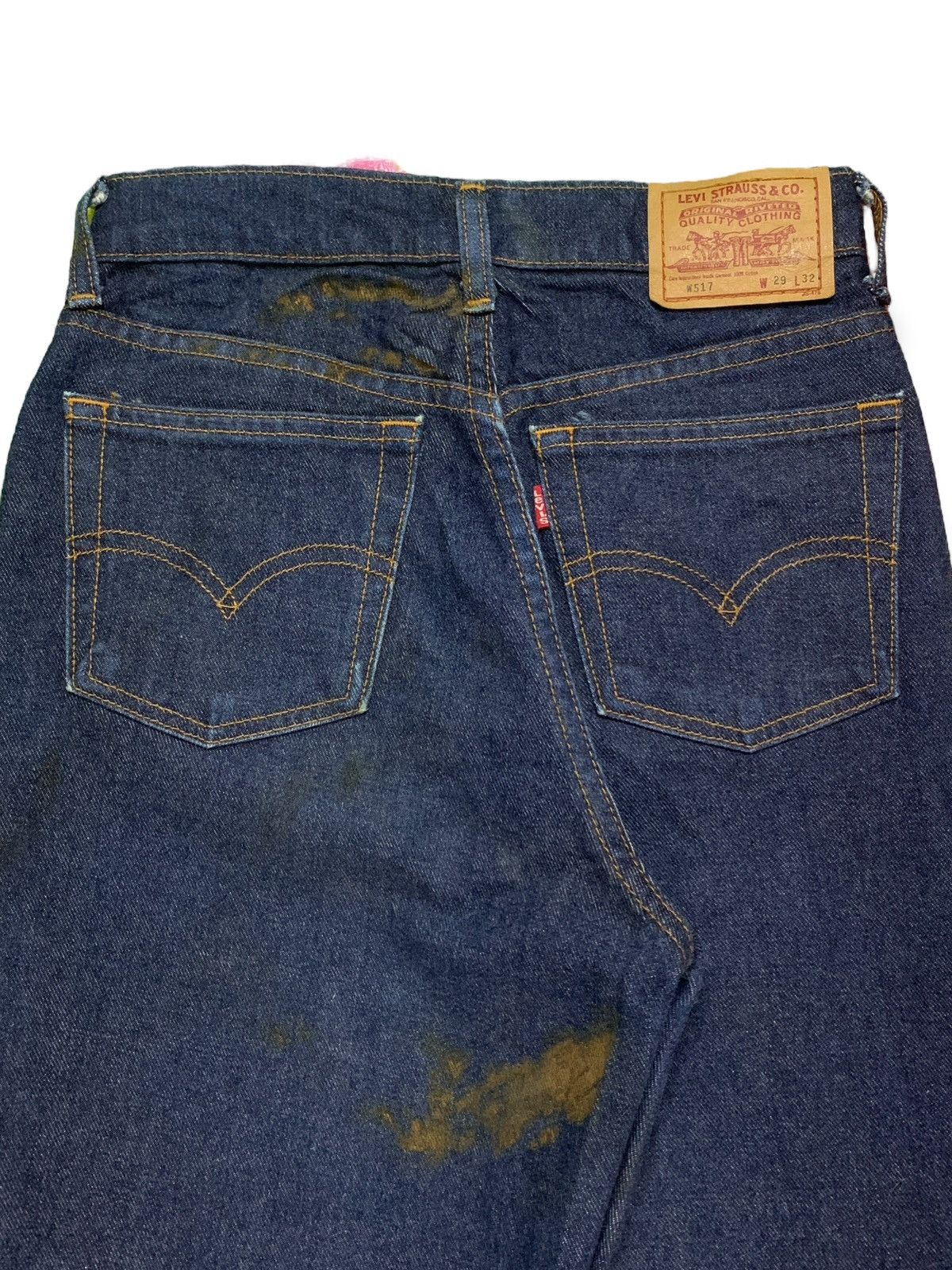 Levi's × Levi's Vintage Clothing Vintage 90s Levis 517 Raw Denim Flare Jeans Size 25" / US 0 / IT 36 - 8 Thumbnail