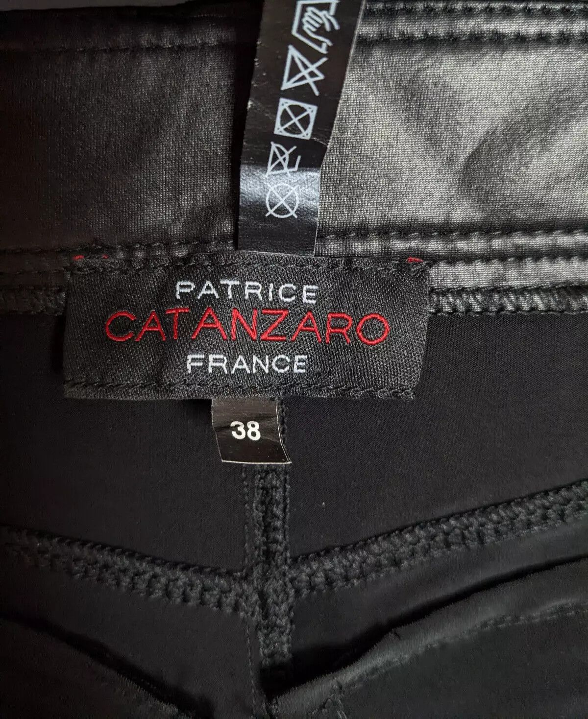 Designer Patrice Catanzaro Vinyl Pants Size US 29 - 3 Thumbnail