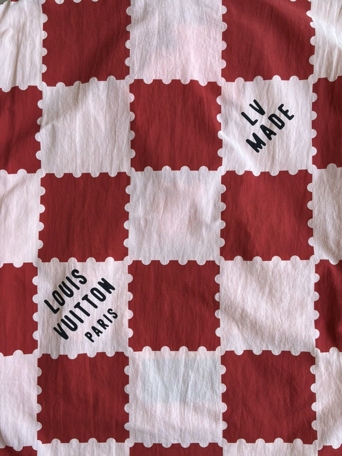 Louis Vuitton × Nigo Louis Vuitton x Human Made Red & White Checkered Windbreaker Size US M / EU 48-50 / 2 - 10 Thumbnail