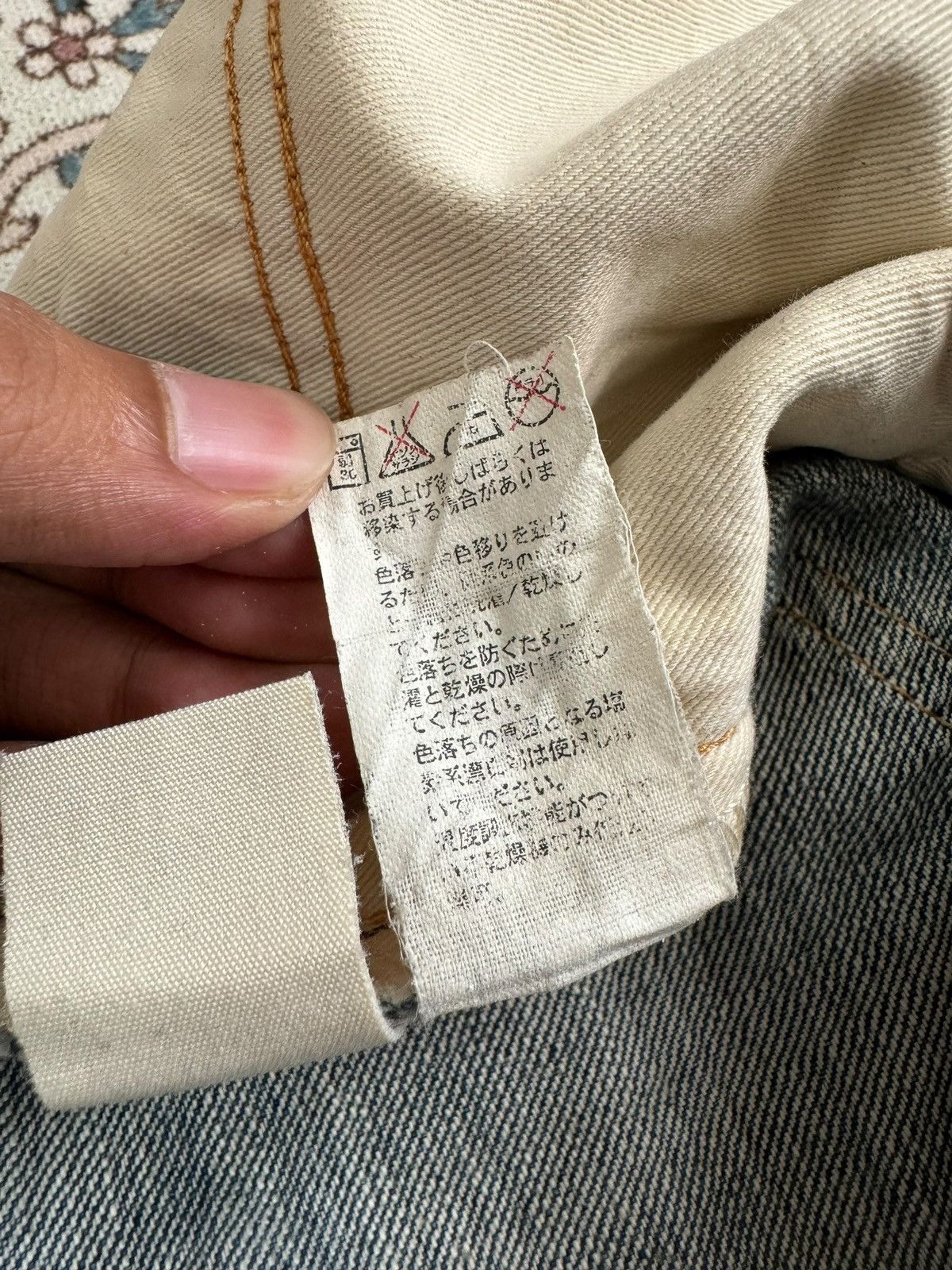 Gap 💸LASTDROP💸 Vintage Gap 1969 Blue Faded Distressed Jeans Size US 35 - 15 Thumbnail