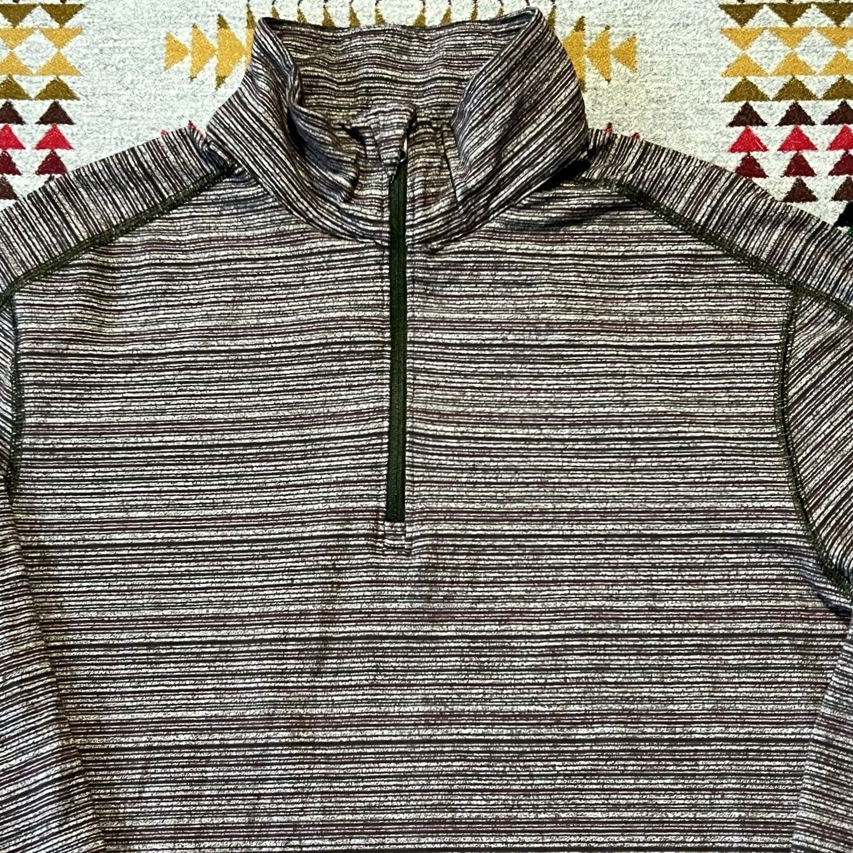 Lululemon Lululemon Surge Warm 1/2 Zip Mens Small Gray Gym Running Training Pullover C8 Size US S / EU 44-46 / 1 - 6 Thumbnail