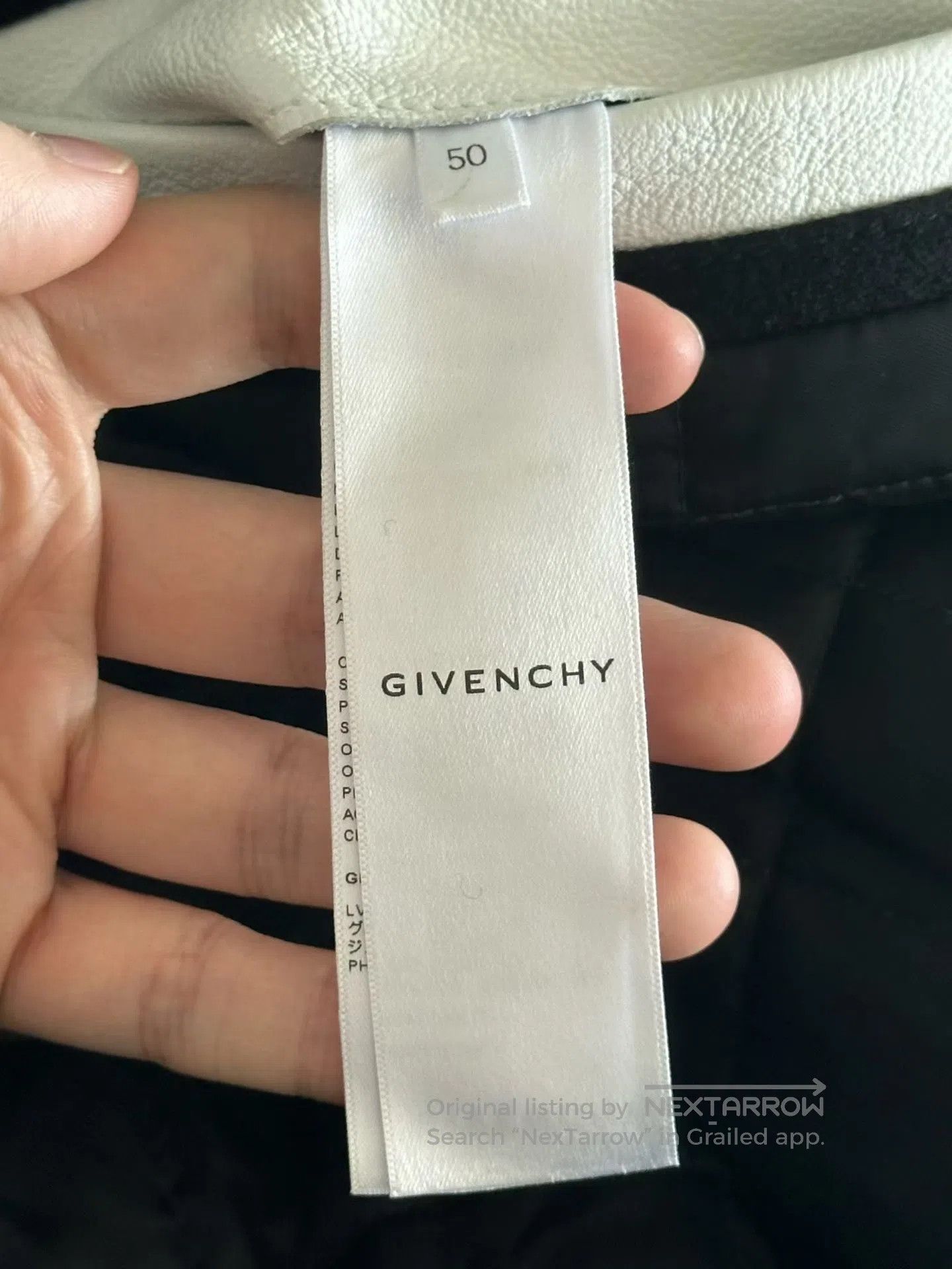 Givenchy Givenchy Black and White Leather Sleeve Baseball Jacket| Size US M / EU 48-50 / 2 - 4 Thumbnail