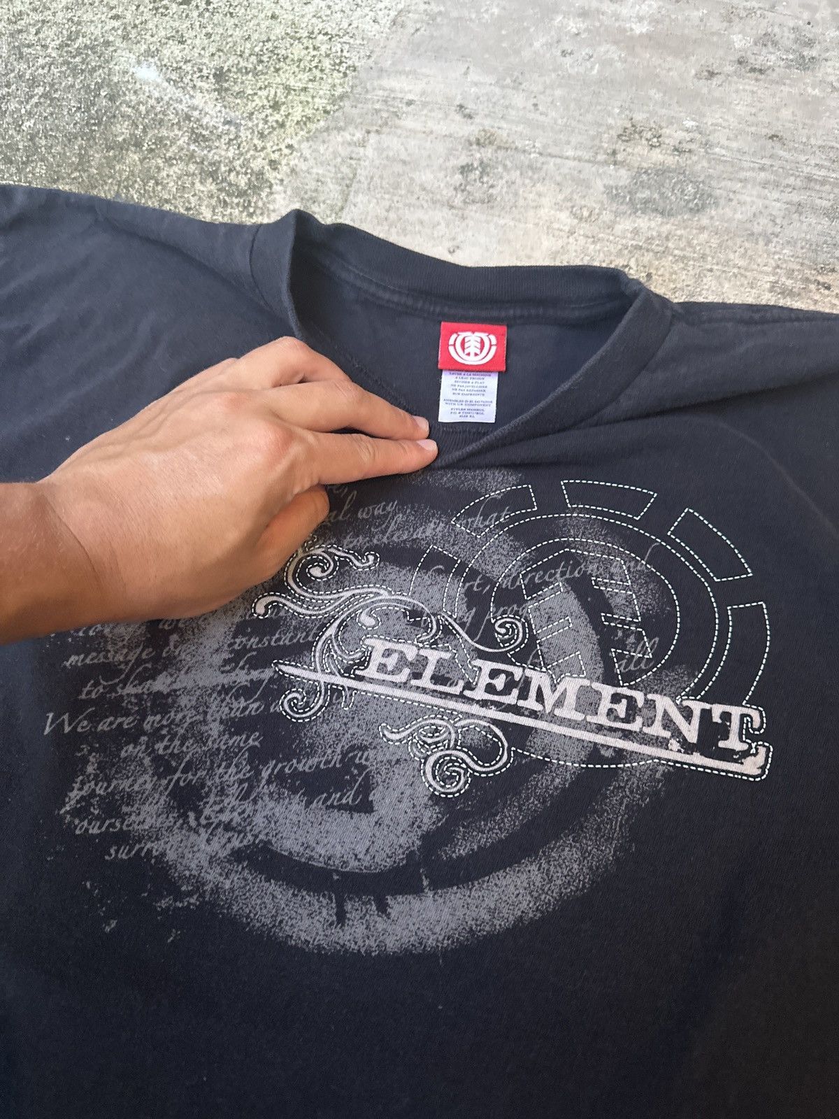 Element × Vintage Vintage 90s Element Skatewear TShirt Size US XL / EU 56 / 4 - 2 Thumbnail
