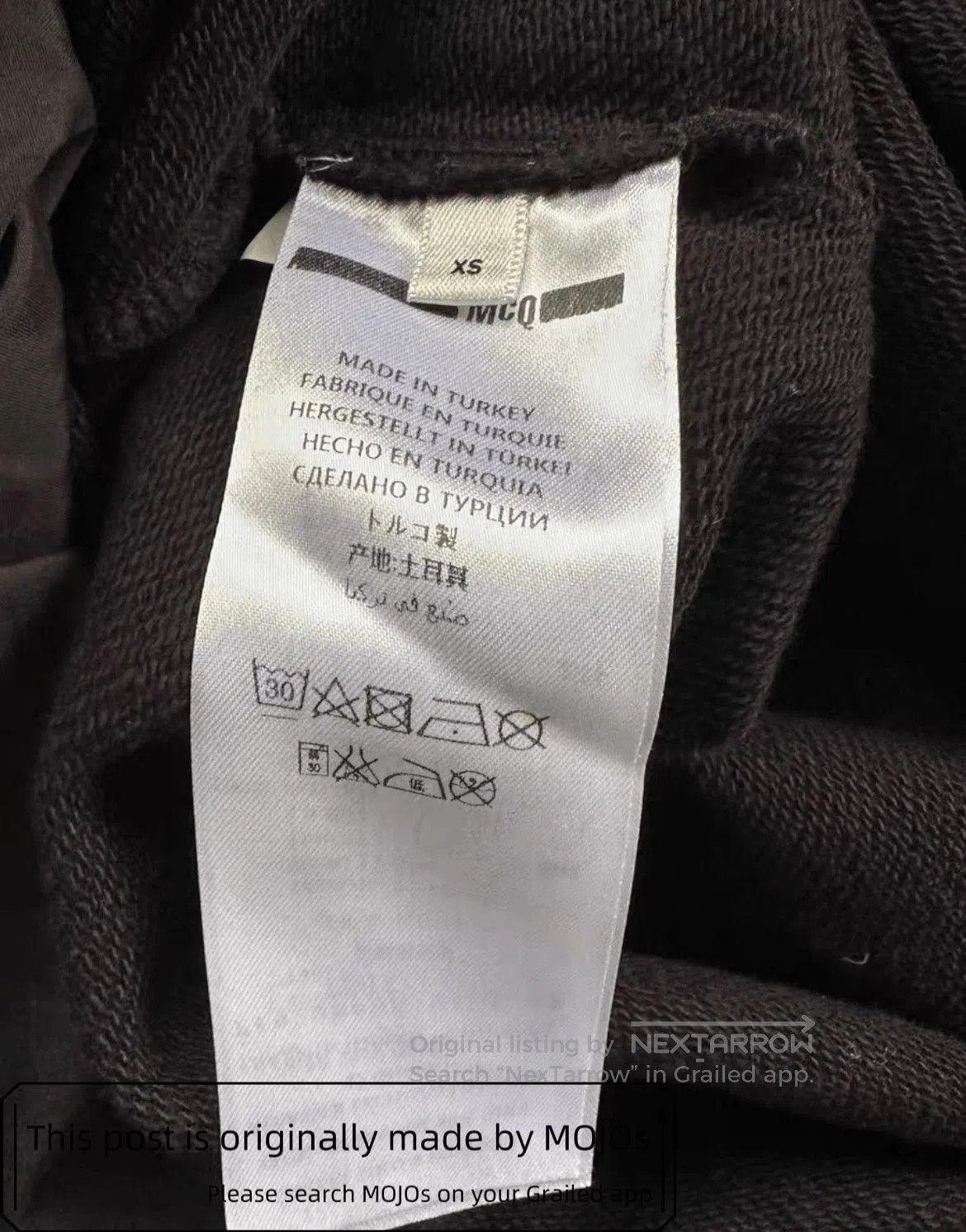 Alexander McQueen Alexander McQueen Double Zip Hi-neck Sweatshirt mojos1953. Size US XS / EU 42 / 0 - 6 Thumbnail