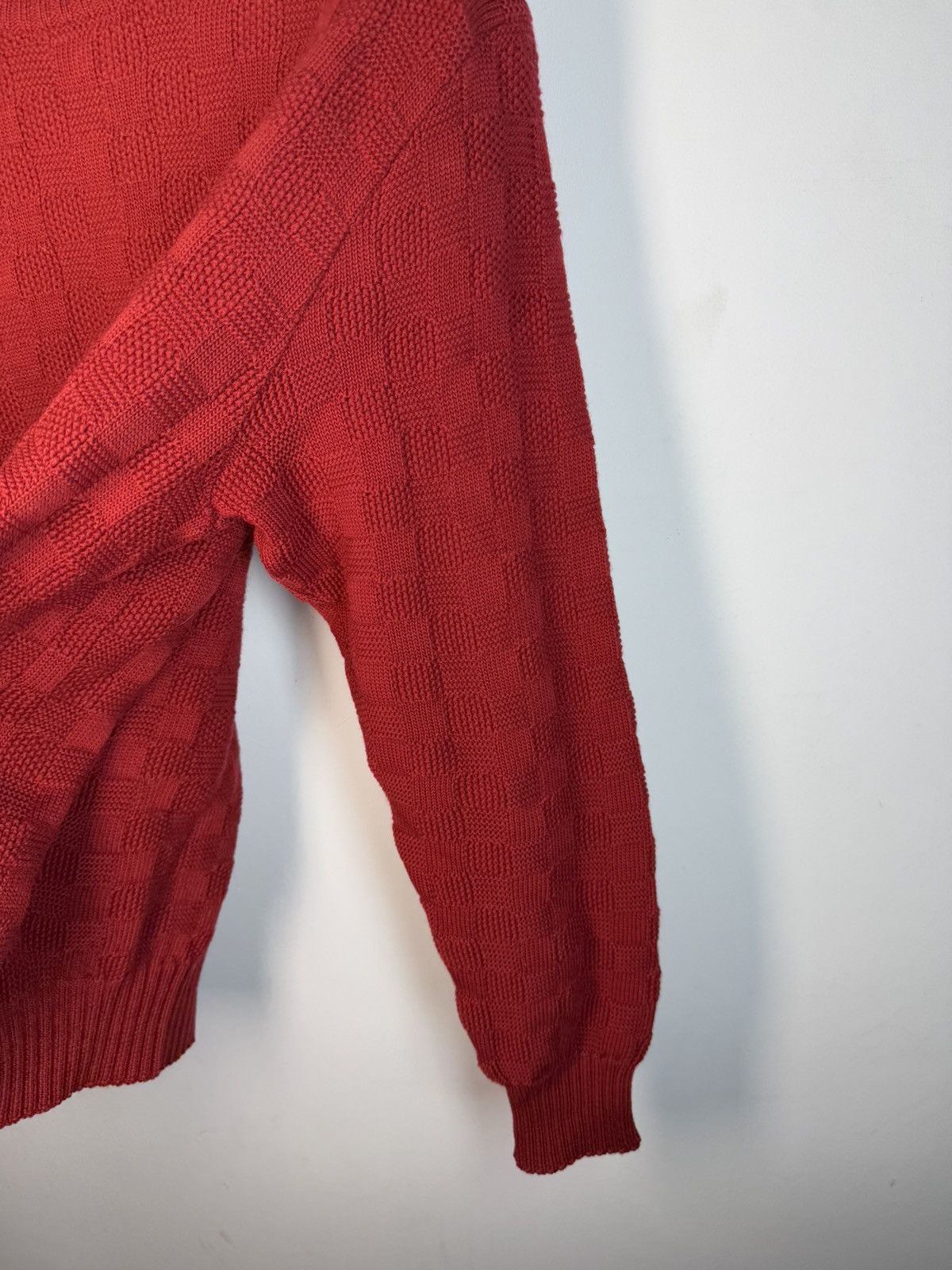 Saint Laurent Paris 1970’s YSL Sweater Knit Red Saint Laurent Paris Size US S / EU 44-46 / 1 - 8 Thumbnail