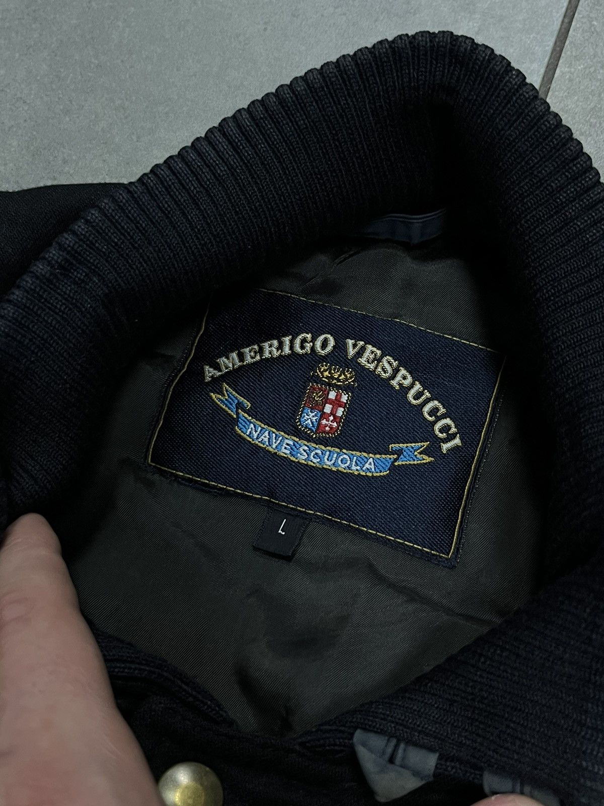 Vintage Vintage Bomber Jacket Amerigo Vespucci Rare Size US L / EU 52-54 / 3 - 8 Thumbnail