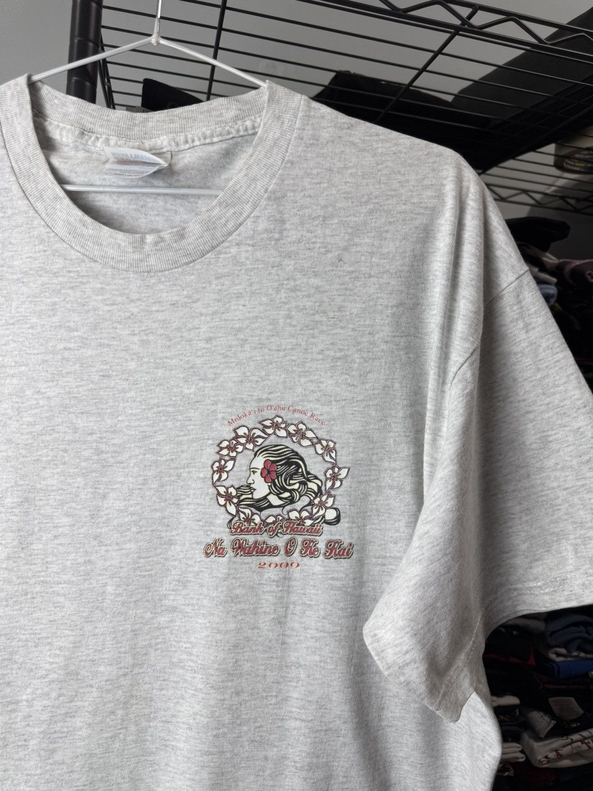 Hanes 00’s Vintage Bank Of Hawaii Surf Style T Shirt Stussy Mambo Size US L / EU 52-54 / 3 - 3 Thumbnail