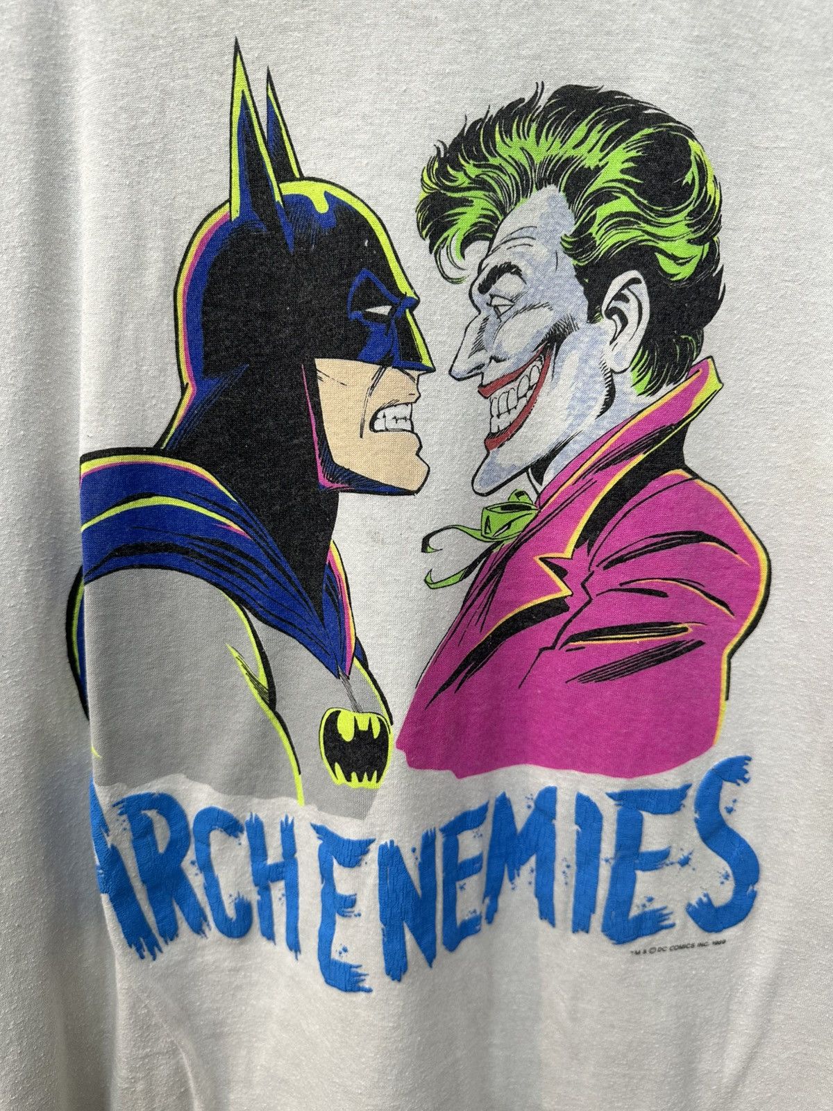 Vintage DC COMICS BATMAN JOKER Size US M / EU 48-50 / 2 - 2 Thumbnail