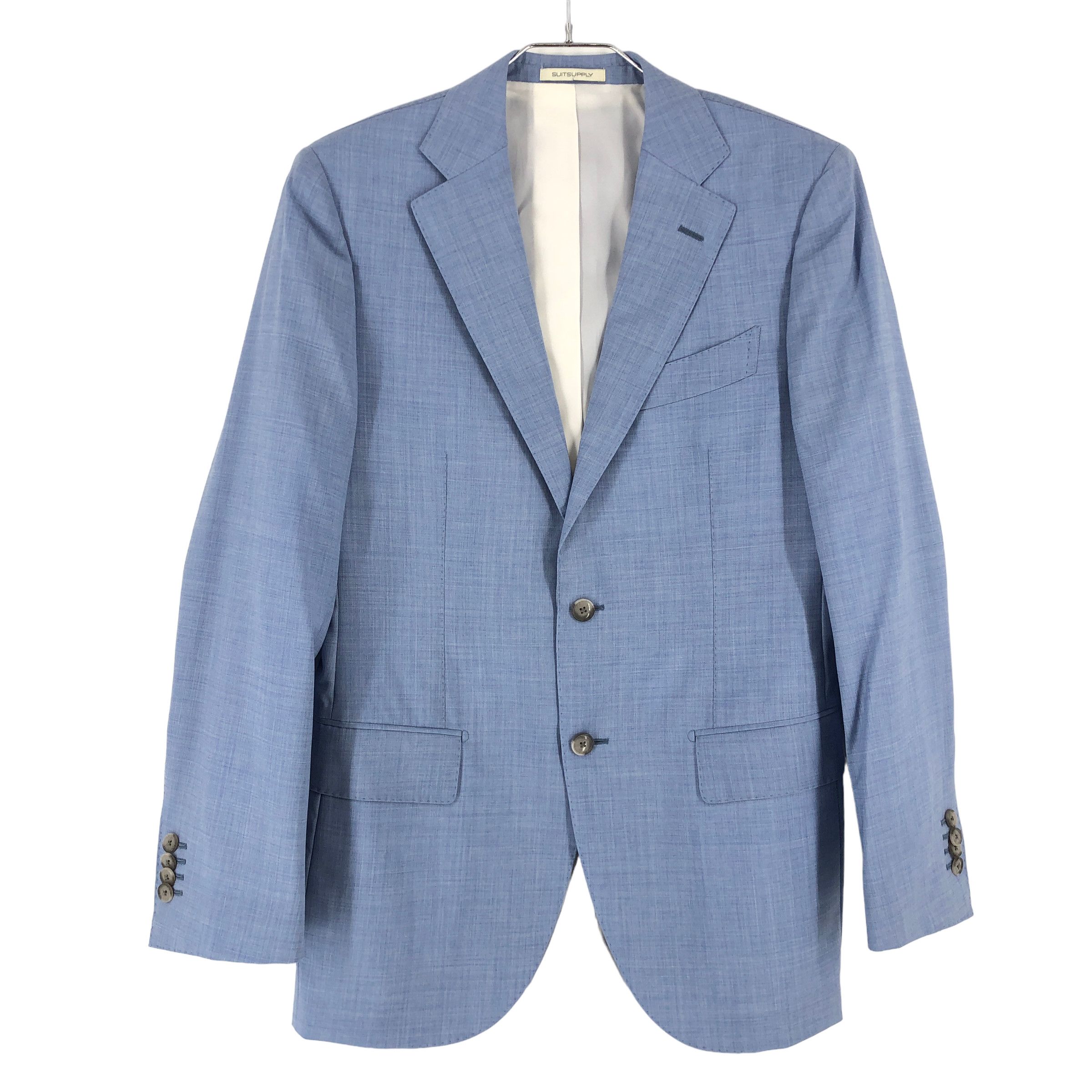 Suitsupply Lazio Single Breasted Wool Formal Suit UK/US:38 - W32 L29 Size 38S - 2 Thumbnail