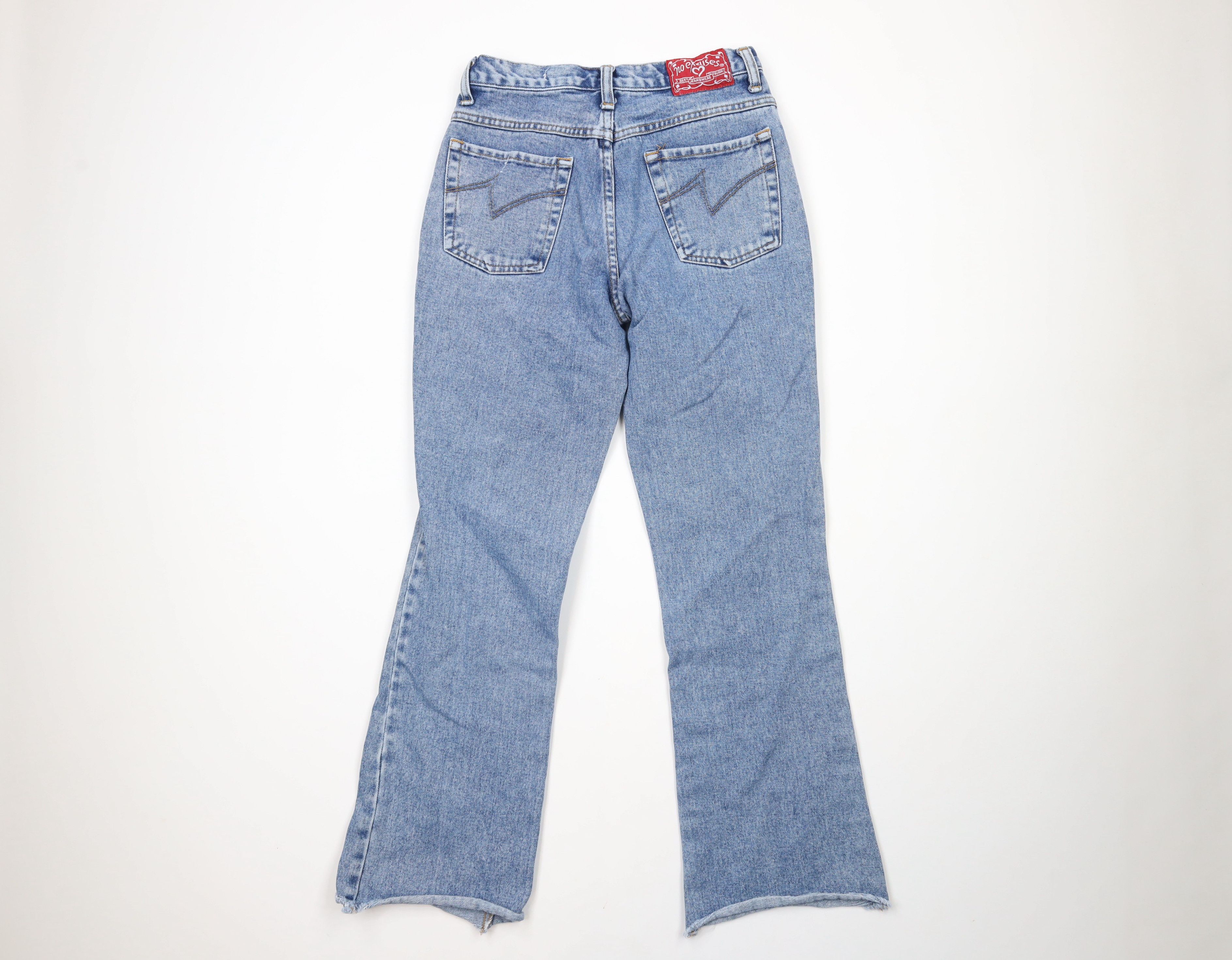 Vintage Vintage Y2K Streetwear Wide Leg Flared Denim Jeans Blue Size 30" / US 8 / IT 44 - 9 Thumbnail