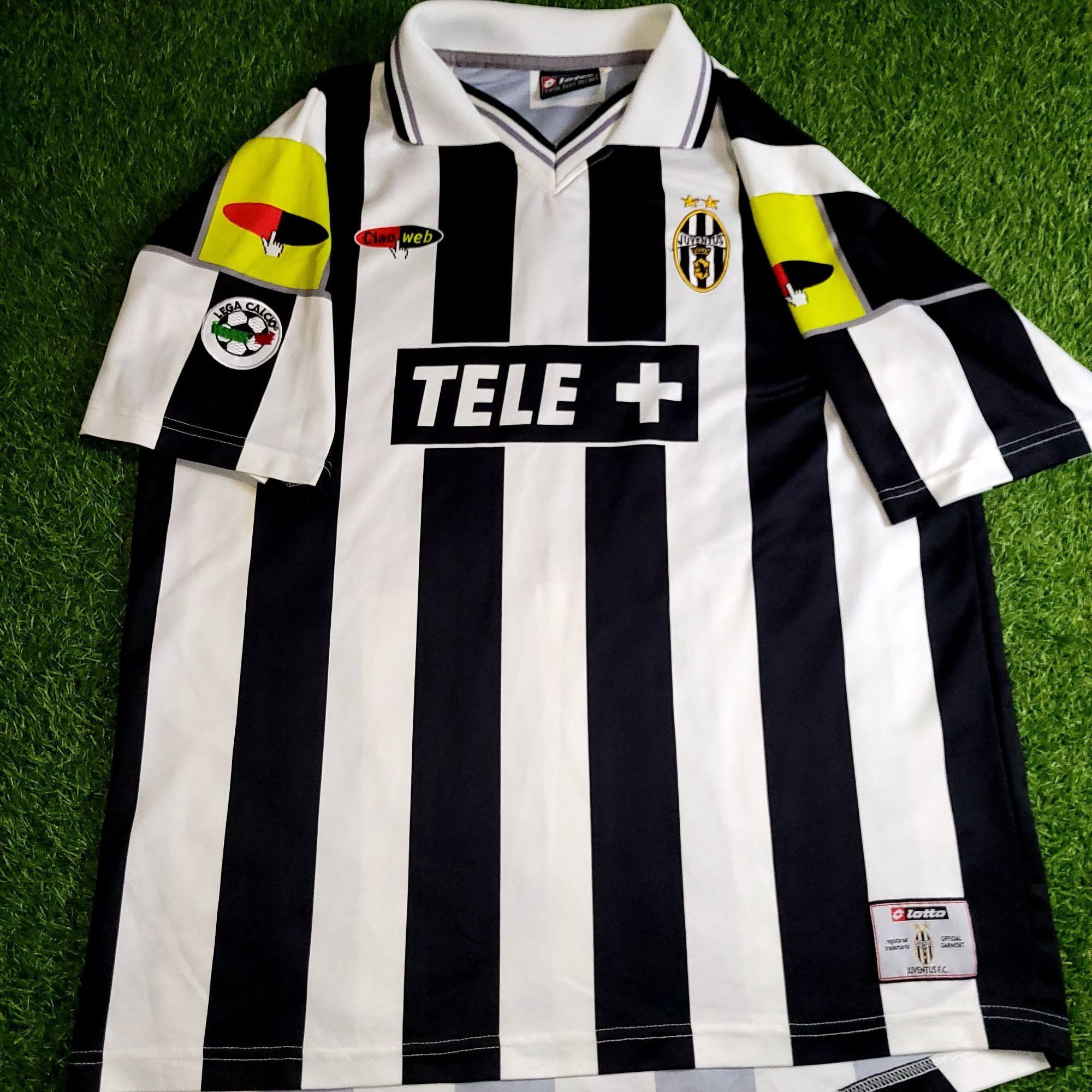 Lotto Sport Zidane Juventus 2000 2001 Lotto CIAO WEB Soccer Jersey XL Size US XL / EU 56 / 4 - 2 Thumbnail