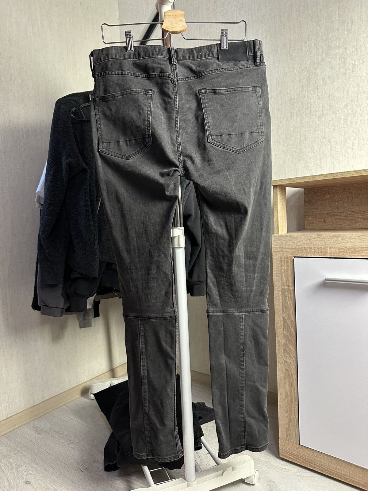 Allsaints Mens Pants Denim Jeans Allsaints Size 33 Reynolds Biker Size US 33 - 5 Thumbnail