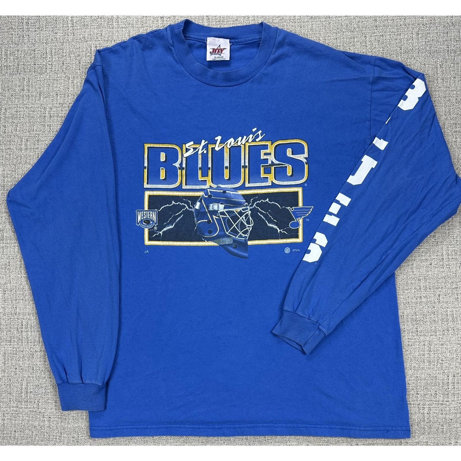Other St Louis Blues Long Sleeve Shirt Mens XL Joy Athletic Goalie Size US XL / EU 56 / 4 - 1 Thumbnail