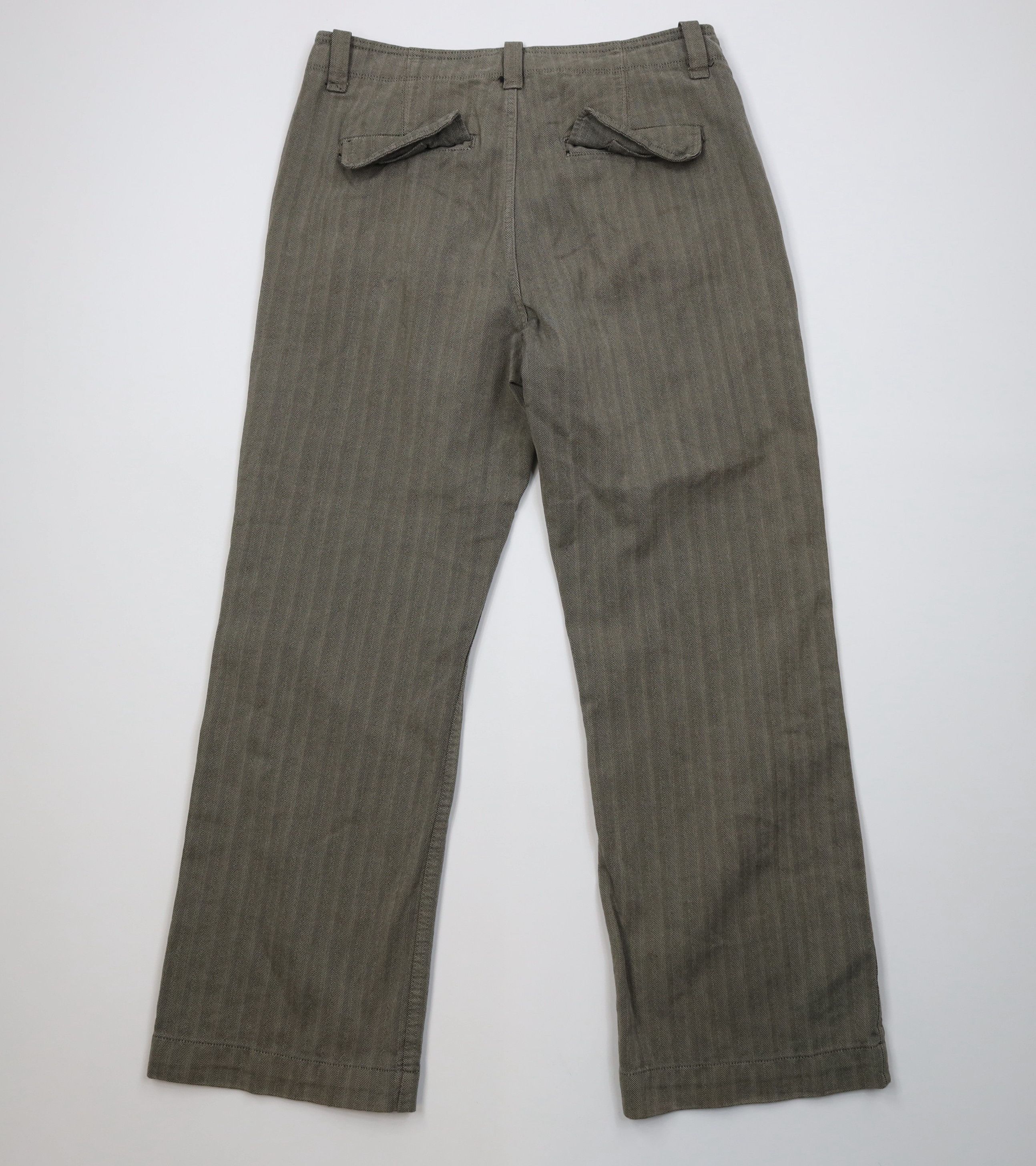 Gap Vintage Y2K Gap Twill Boot Fit Wide Leg Pants Green Size US 34 / EU 50 - 9 Thumbnail