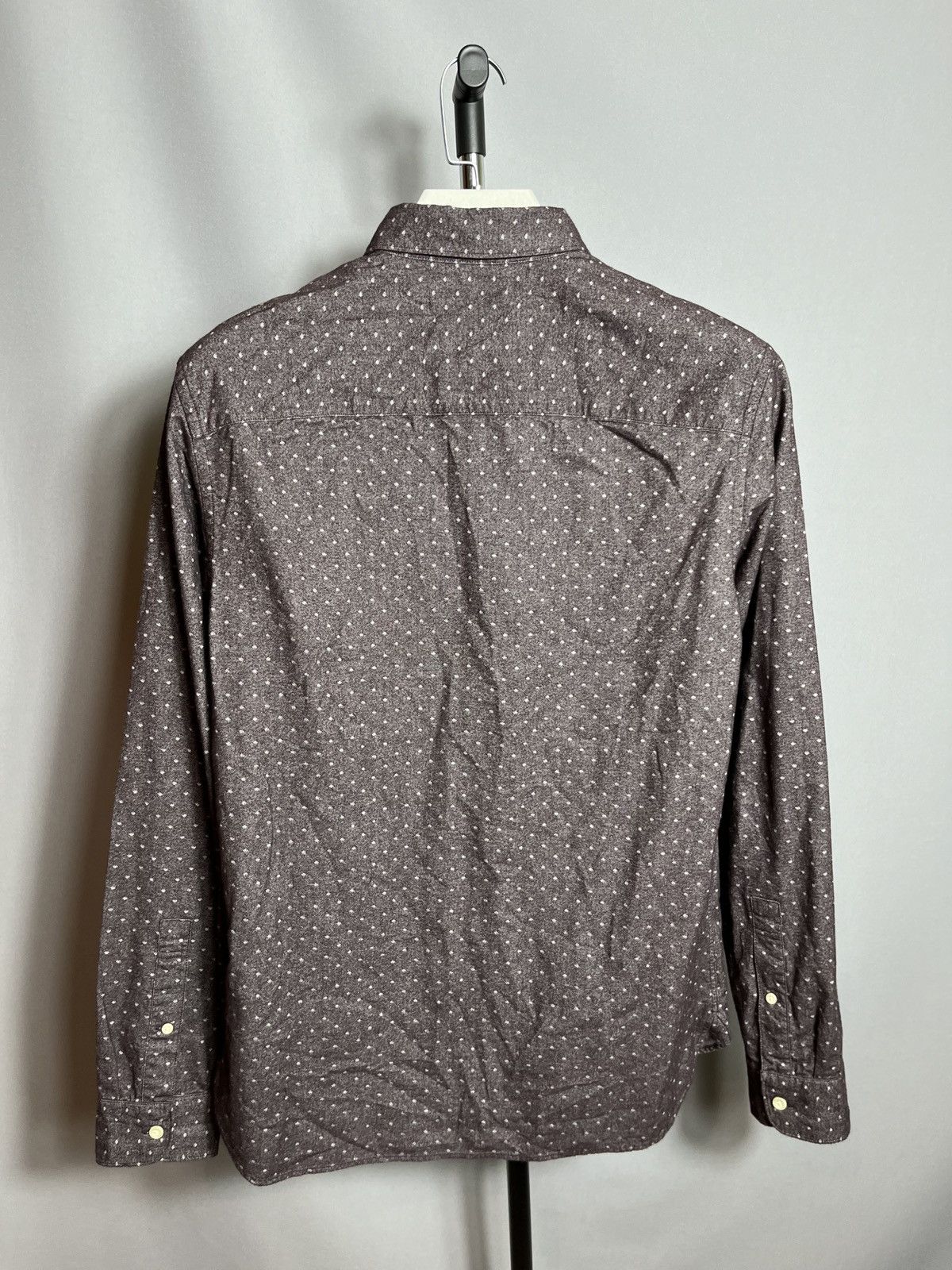 Allsaints × Japanese Brand All Saints cresco LS men brown Soft Cotton long sleeve shirt Size US S / EU 44-46 / 1 - 7 Thumbnail