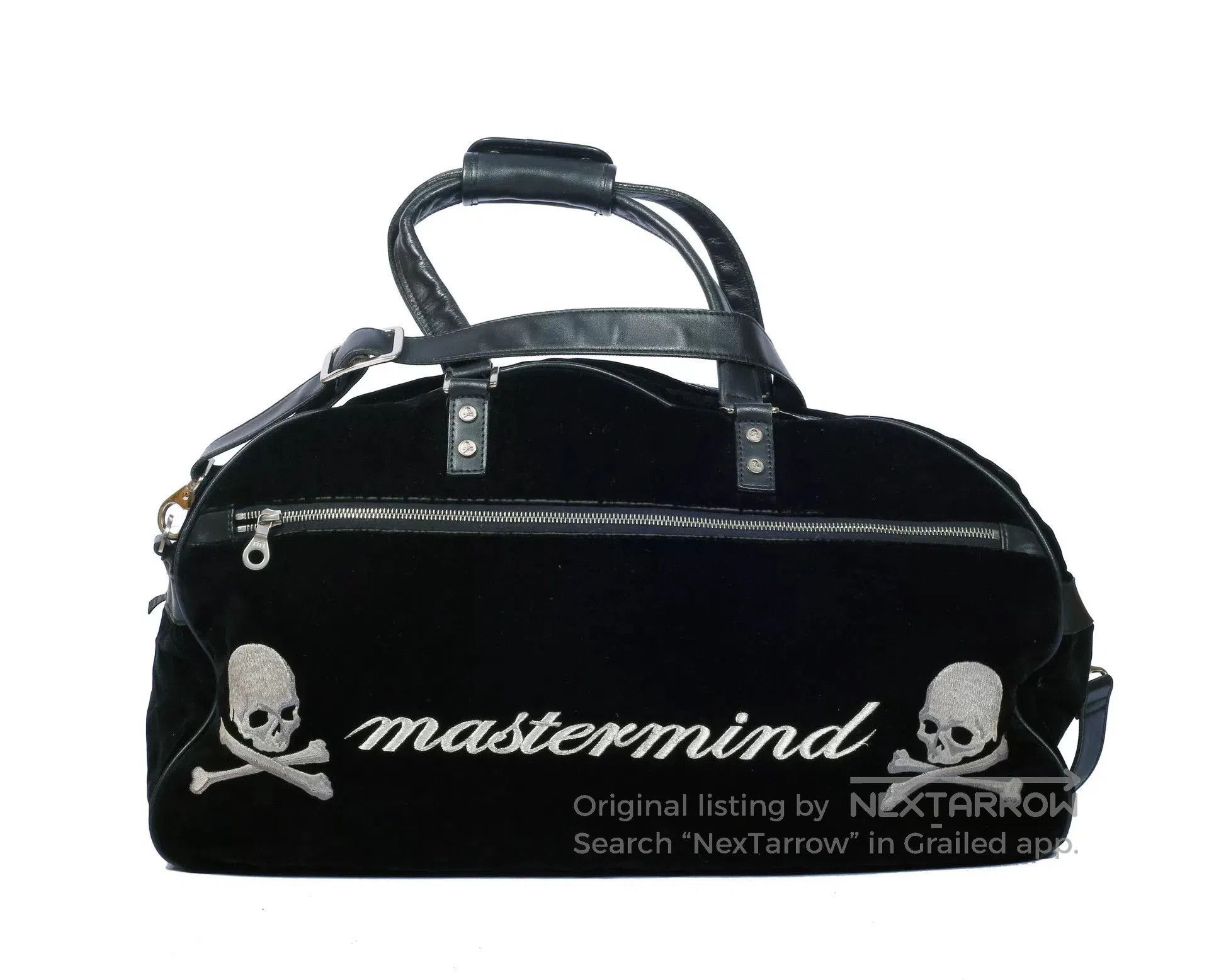 Mastermind Japan Mastermind Japan 12AW Silver Velvet Boston Bag. Size ONE SIZE - 1 Thumbnail