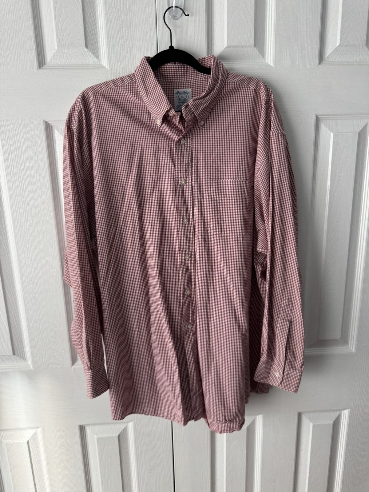 Brooks Brothers Brooks Brothers Red Gingham Button Down Shirt Size US XL / EU 56 / 4 - 1 Thumbnail