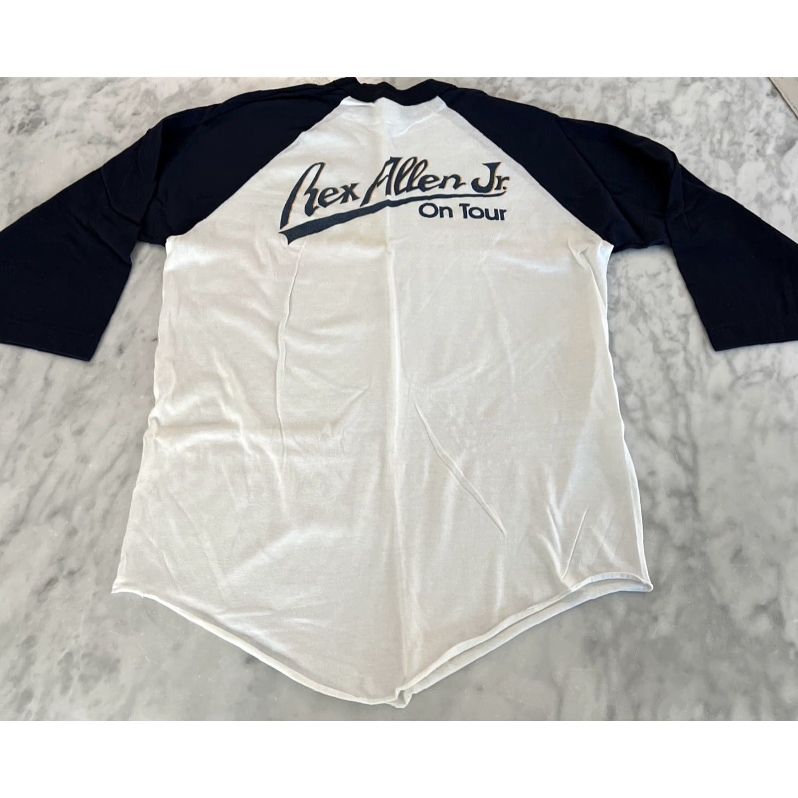 Vintage VINTAGE Rex Allen Jr Tour Shirt Raglan XL Unisex White 3/4 Sleeve I Love Arizona 1980s Music HOF Size US XL / EU 56 / 4 - 6 Thumbnail