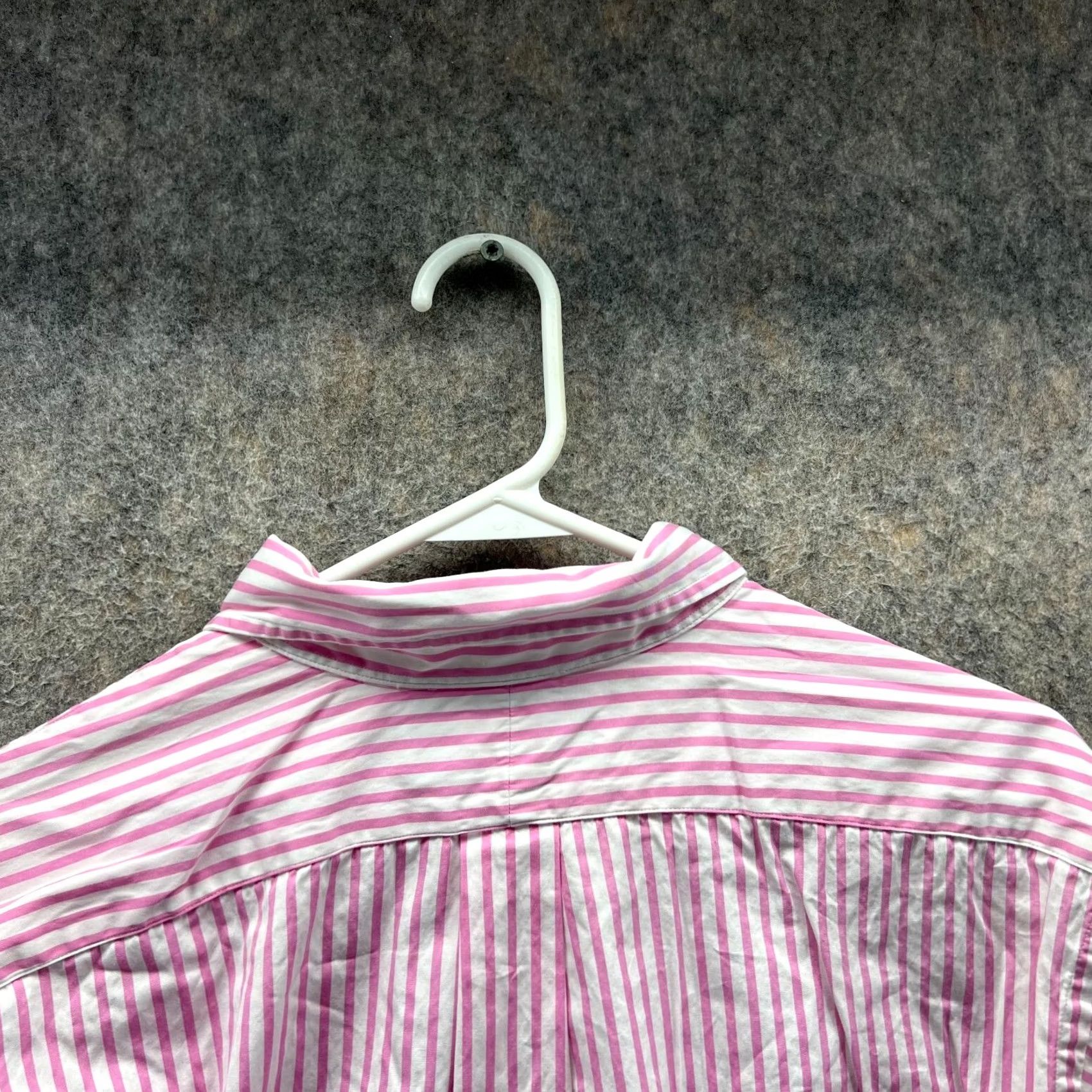Ralph Lauren VINTAGE Ralph Lauren Shirt Men 16 32/33 Pink Striped Button-Down Polo Casual Business Formal Warmer All Seasons Womens, Mens Size US L / EU 52-54 / 3 - 3 Thumbnail