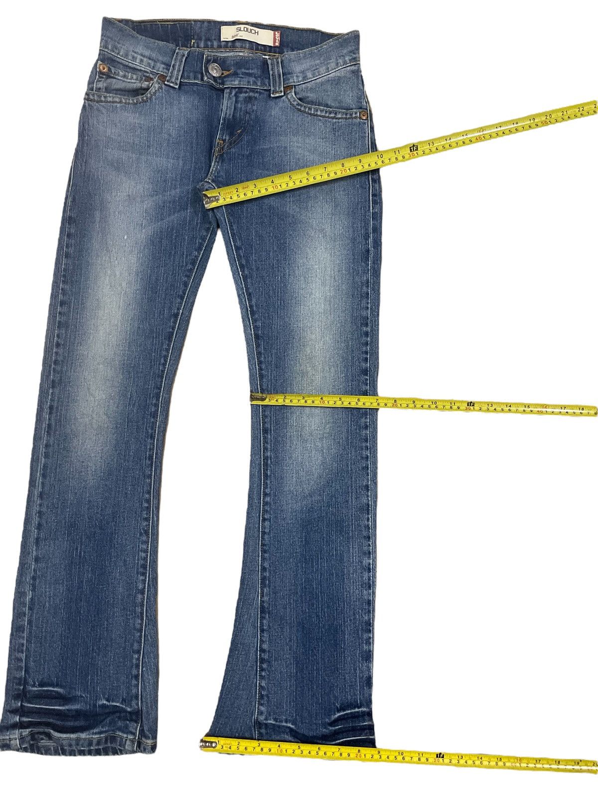 Levi's Vintage Y2K Levi’s 504 Slouch Low Rise Flare Jeans #187 Size 29" - 16 Thumbnail