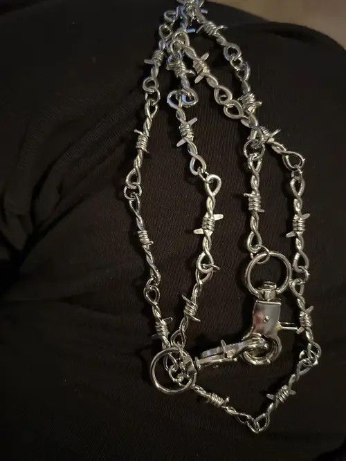 VIBE Wire Barbed Belt Chain Size ONE SIZE - 6 Thumbnail
