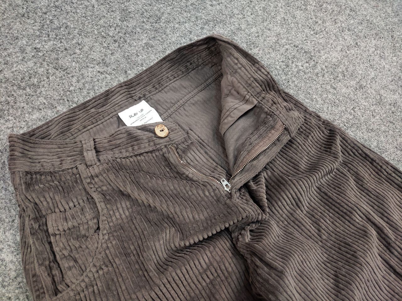 Japanese Brand Play Up Design Mom Baggy Corduroy Women's Pants Size 28" / US 6 / IT 42 - 10 Thumbnail