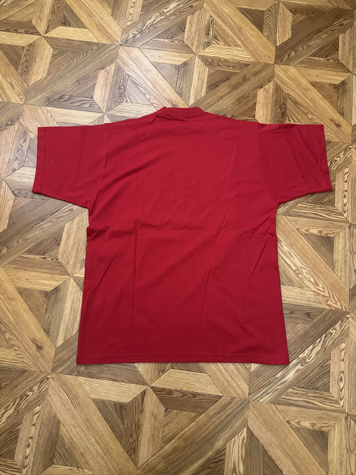 Balenciaga Balenciaga Adidas Big Logo T-shirt Red (1) Size US M / EU 48-50 / 2 - 2 Thumbnail