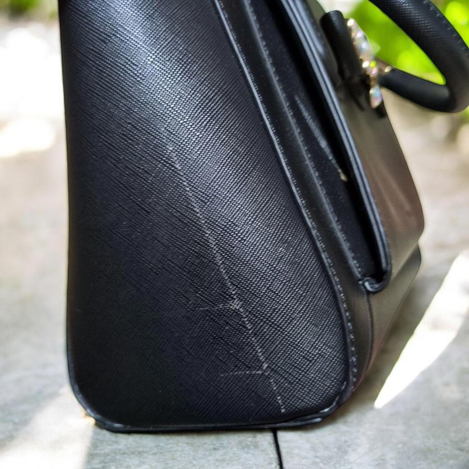 Other Samantha Vega - Women's Black Satchel Bag Size ONE SIZE - 6 Thumbnail