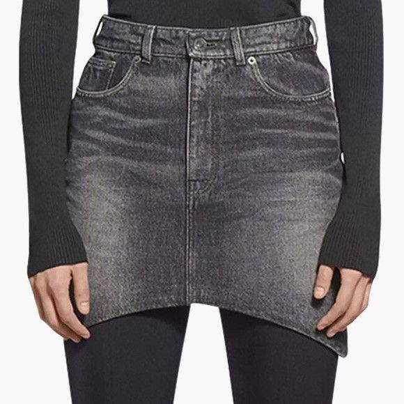 Balenciaga Balenciaga Hourglass Mini Skirt Size 27" / US 4 / IT 40 - 2 Thumbnail