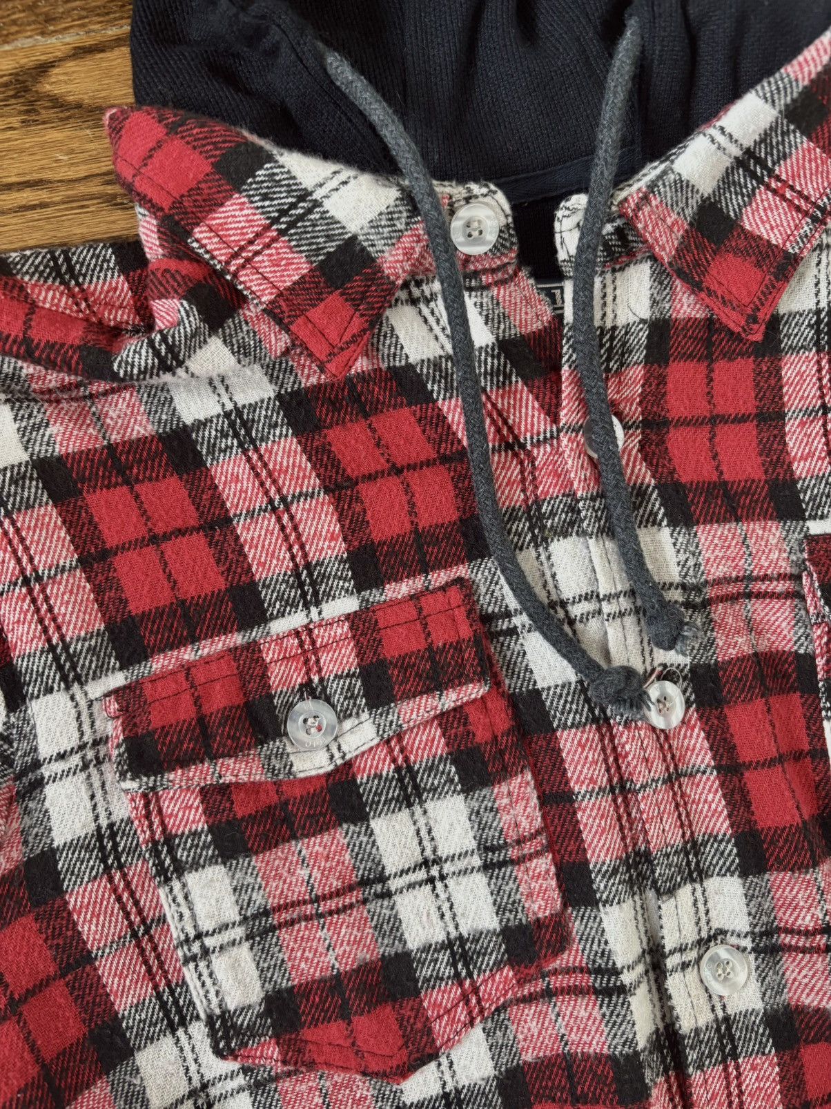 Polo Ralph Lauren vintage 90s polo ralph lauren hooded flannel winter event Size US L / EU 52-54 / 3 - 6 Thumbnail