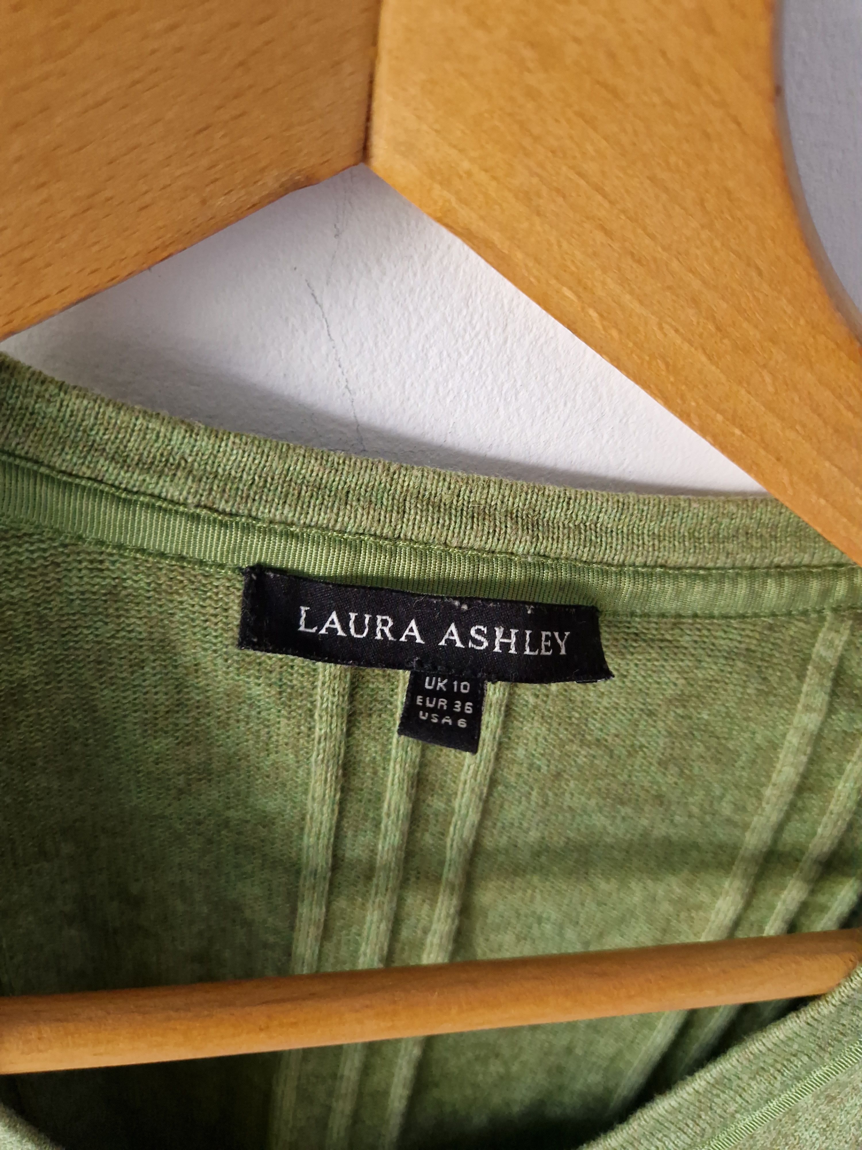 Laura Ashley LAURA ASHLEY green blouse sweater Size M / US 6-8 / IT 42-44 - 2 Thumbnail