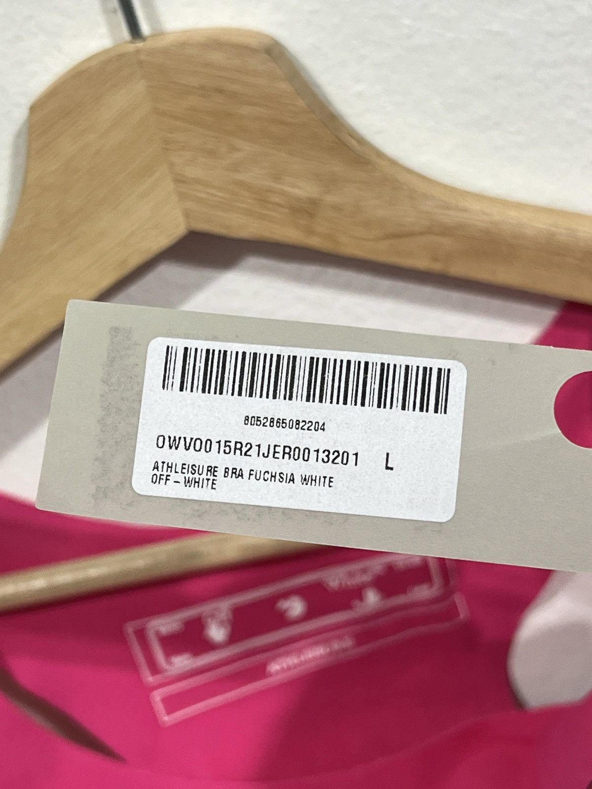 Off-White Off-White Pink Sport Bra Size L / US 10 / IT 46 - 3 Thumbnail