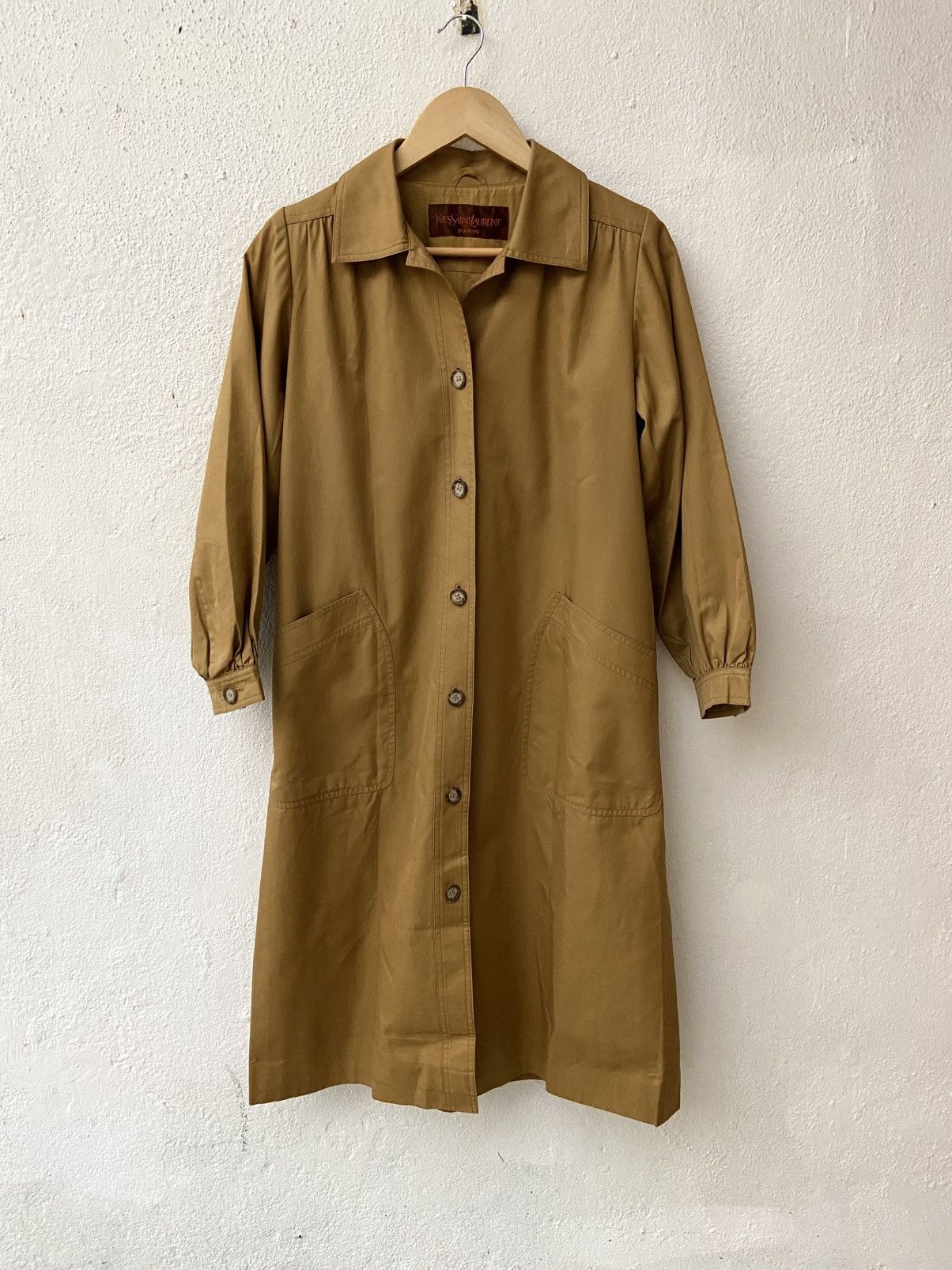 Yves Saint Laurent Yves Saint Lauren single breasted trench coat Size M / US 6-8 / IT 42-44 - 1 Thumbnail