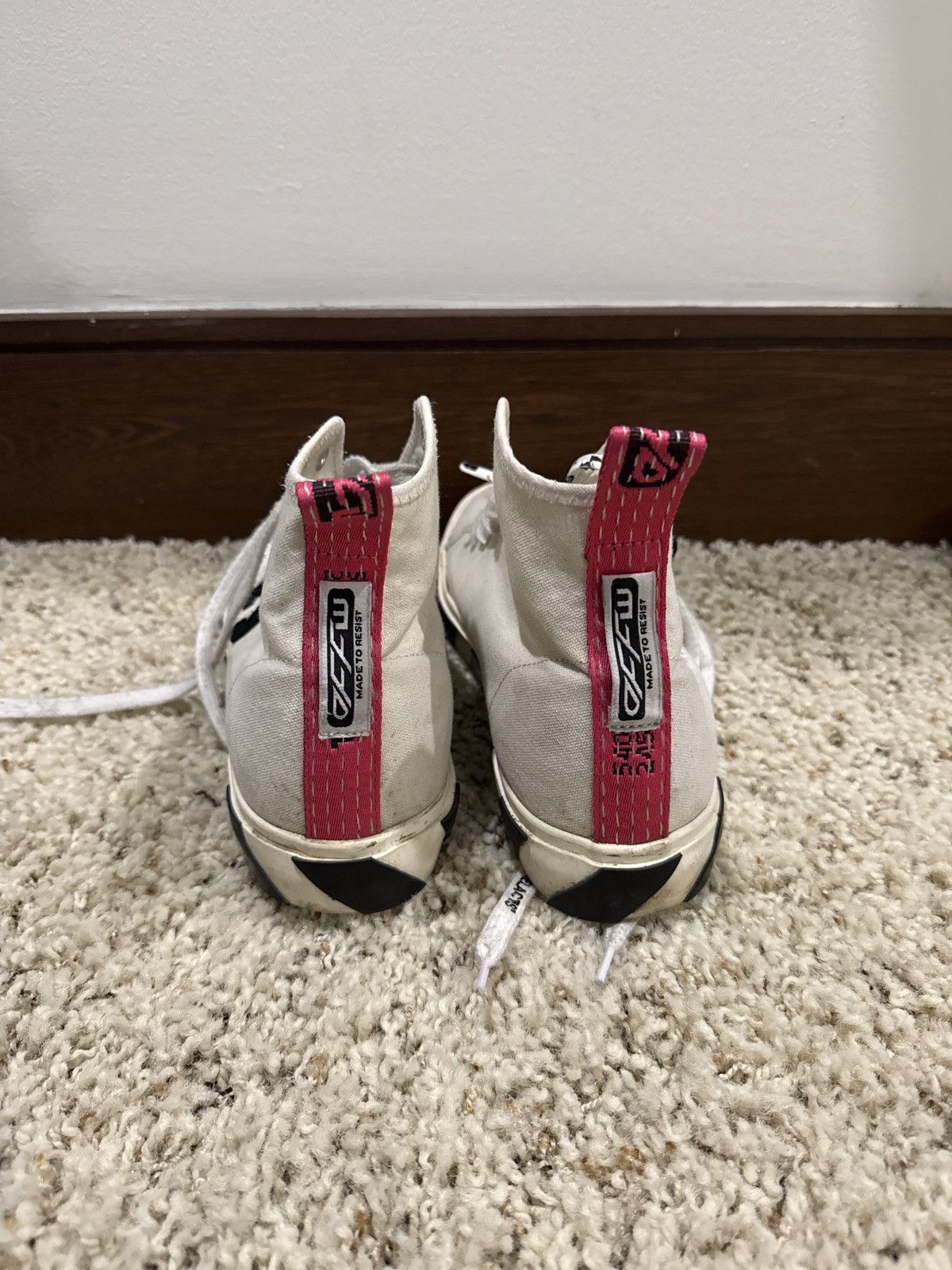 Off-White Off-White Vulcanized High White EU 44 (US 10) Size US 11 / EU 44 - 3 Thumbnail