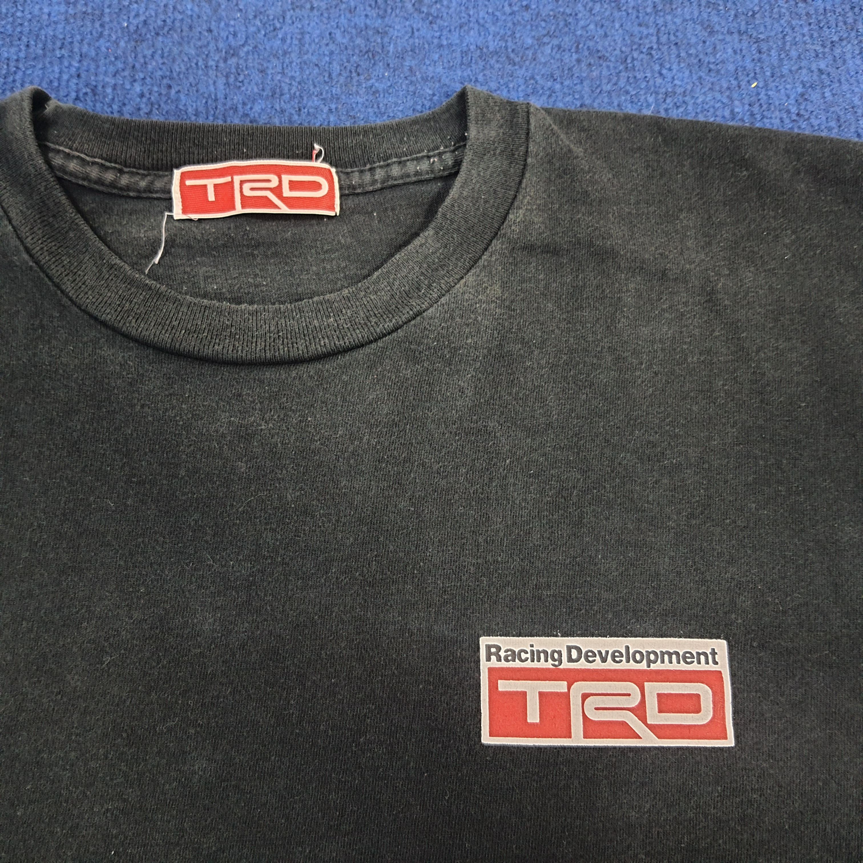 Japanese Brand × Vintage Vintage TRD Toyota Racing Japan Motorsports Tshirt Size US L / EU 52-54 / 3 - 4 Thumbnail