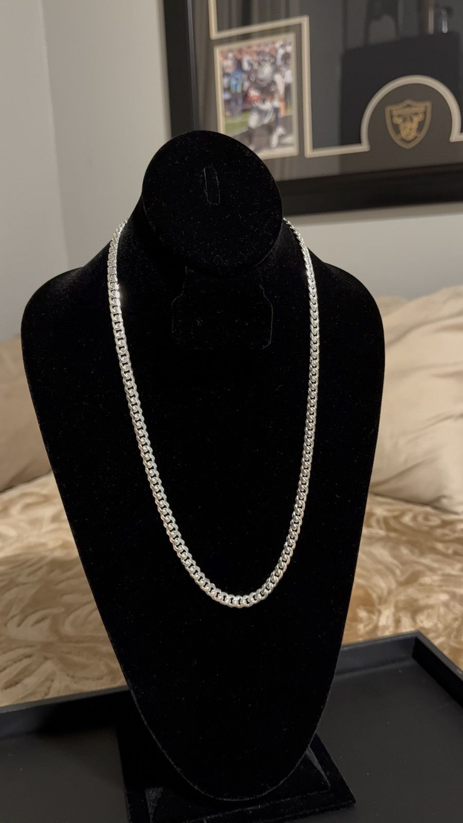 Other Miami Cuban Link Chain 925 Solid Silver ❄️ Size ONE SIZE - 2 Thumbnail