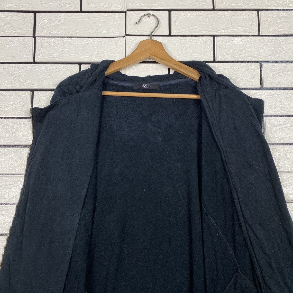 Japanese Brand 📌Vintage Zipper Hoodie Shearling Azul Issey Miyake Size US S / EU 44-46 / 1 - 16 Thumbnail