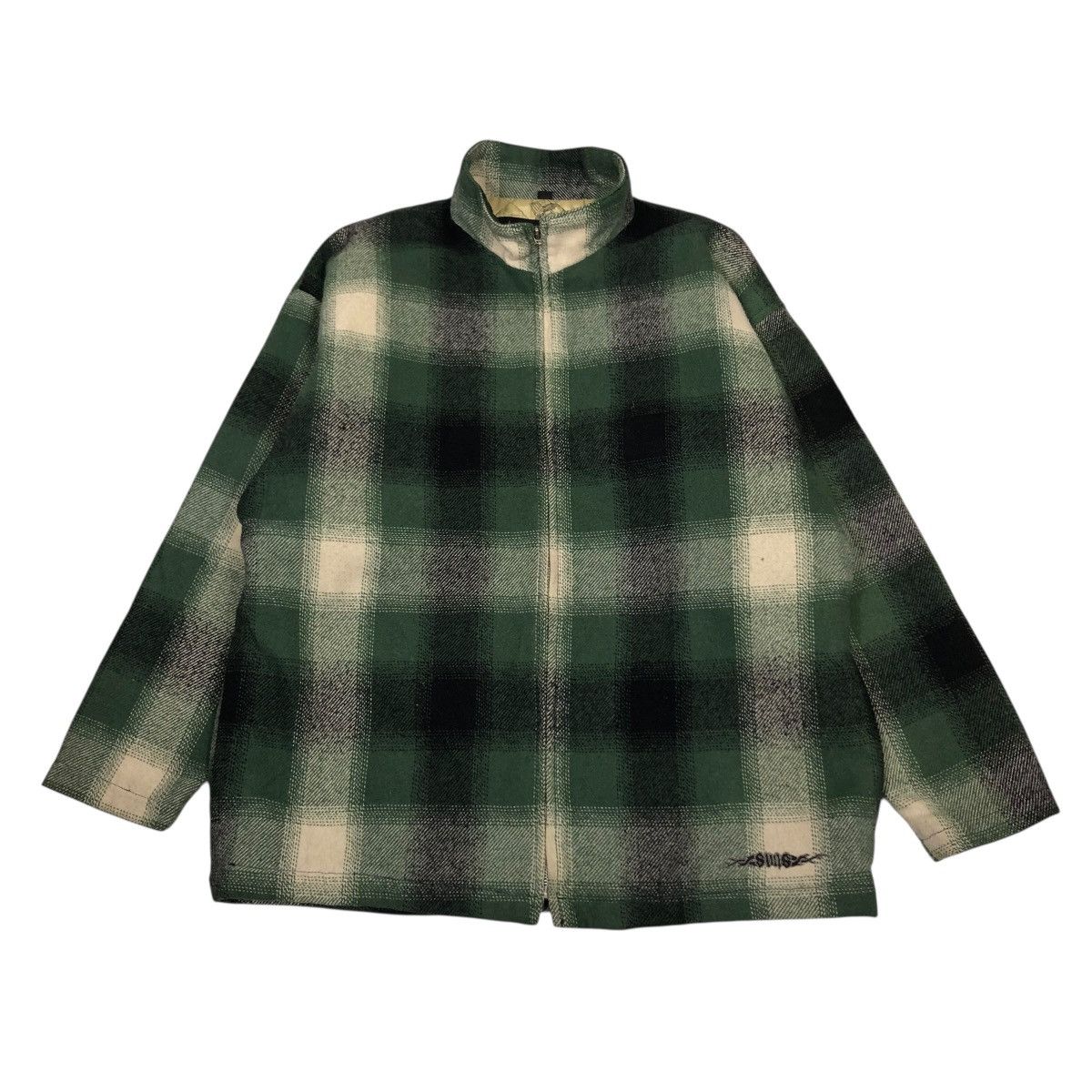 Japanese Brand 🔥VINTAGE WOOL ZIPPER JACKET SNOWBOARDS SIMS TARTAN DESIGN Size US S / EU 44-46 / 1 - 1 Thumbnail