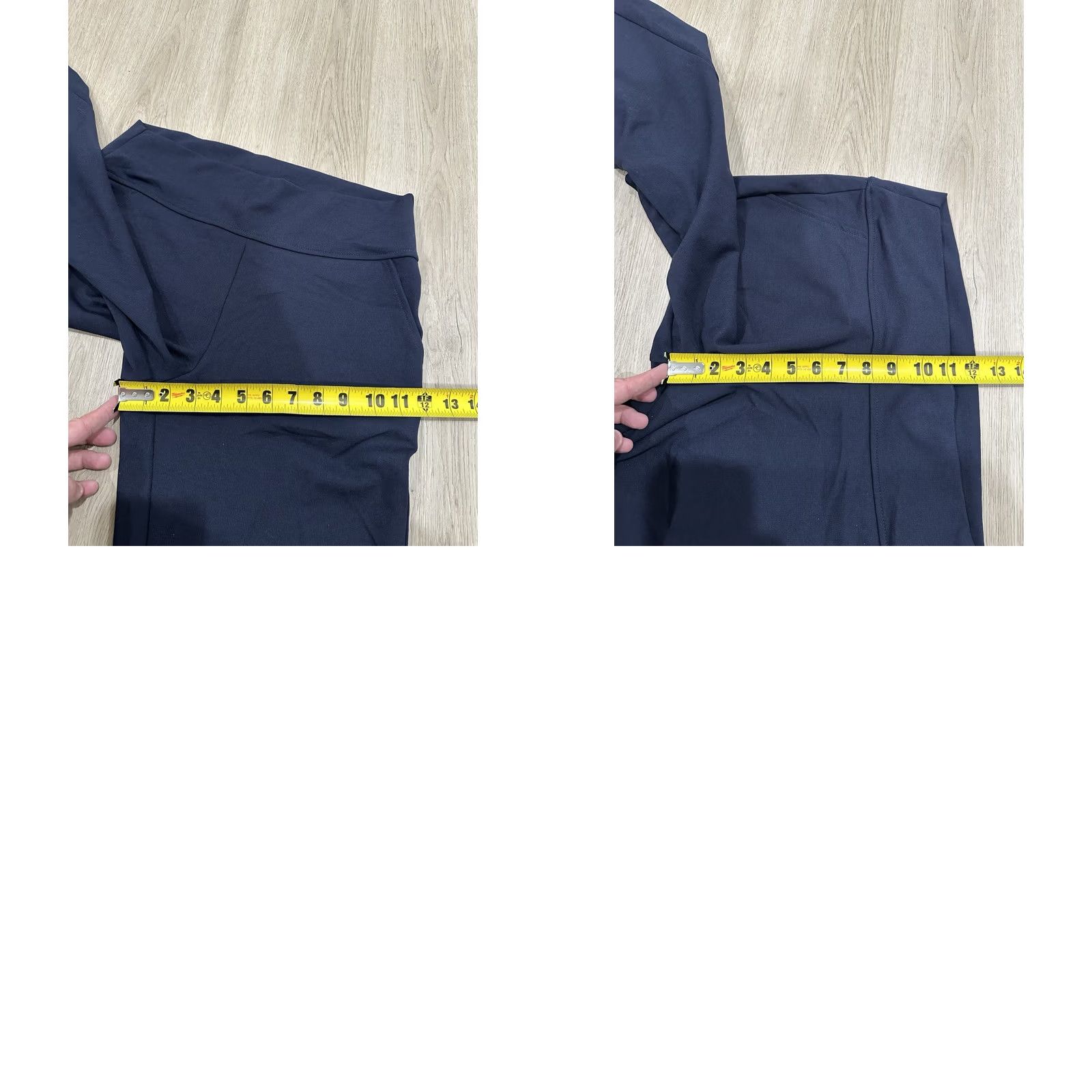 Vintage Saint & Sofia Capri Womens 8 Runway Pant Navy Women Slant Pockets High Waist Size 30" / US 8 / IT 44 - 10 Thumbnail
