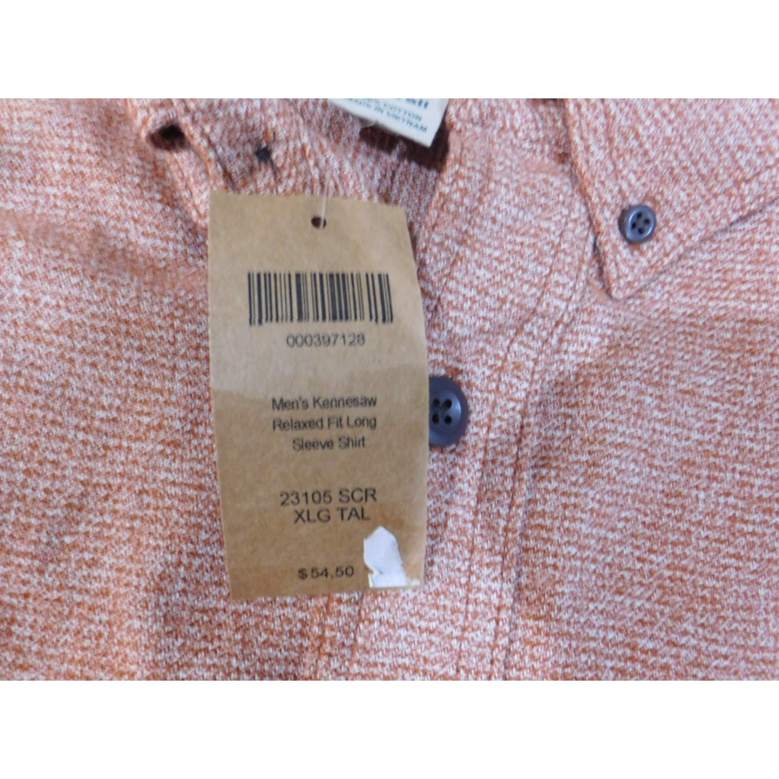 Vintage Duluth Flannel Shirt XL Tall Orange Mens Button-Up Outdoor Plaid Long Sleeve Button-Down Collar Tlarge? Size US XL / EU 56 / 4 - 7 Thumbnail