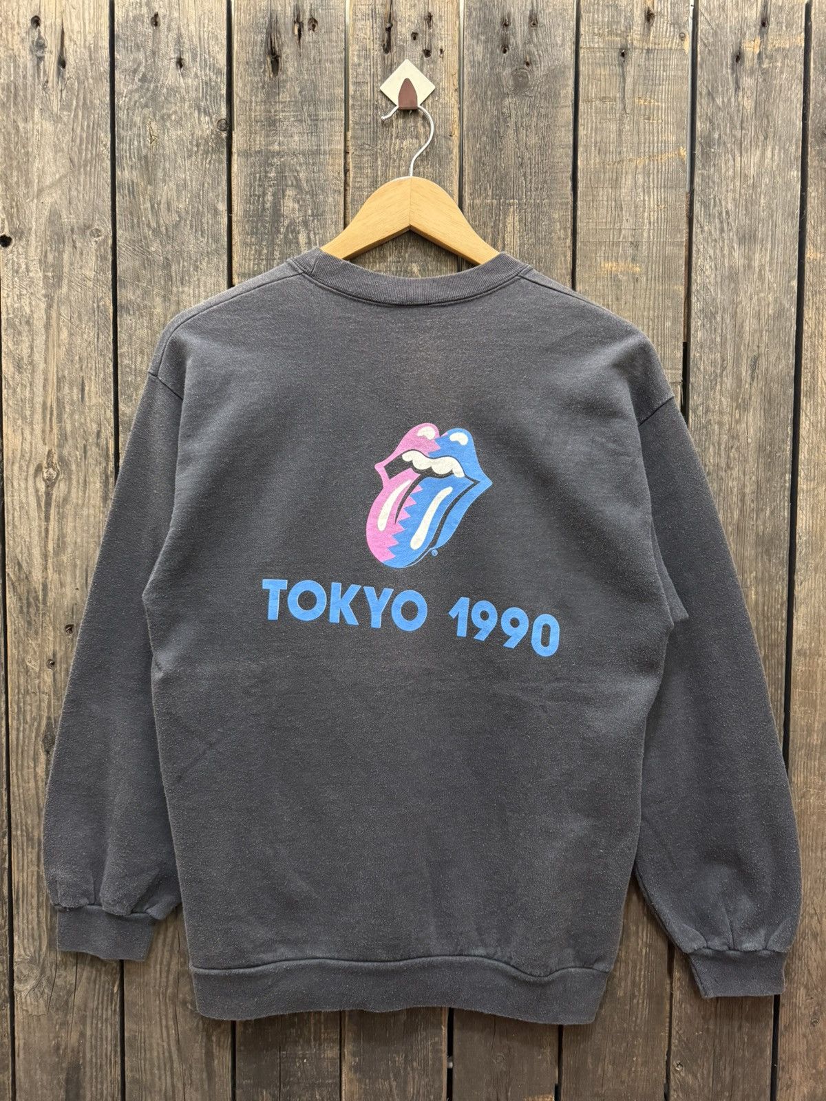 Band Tees × The Rolling Stones × Vintage Vintage 1989 Rolling Stone Steel Wheels North American Tour Size US M / EU 48-50 / 2 - 3 Thumbnail
