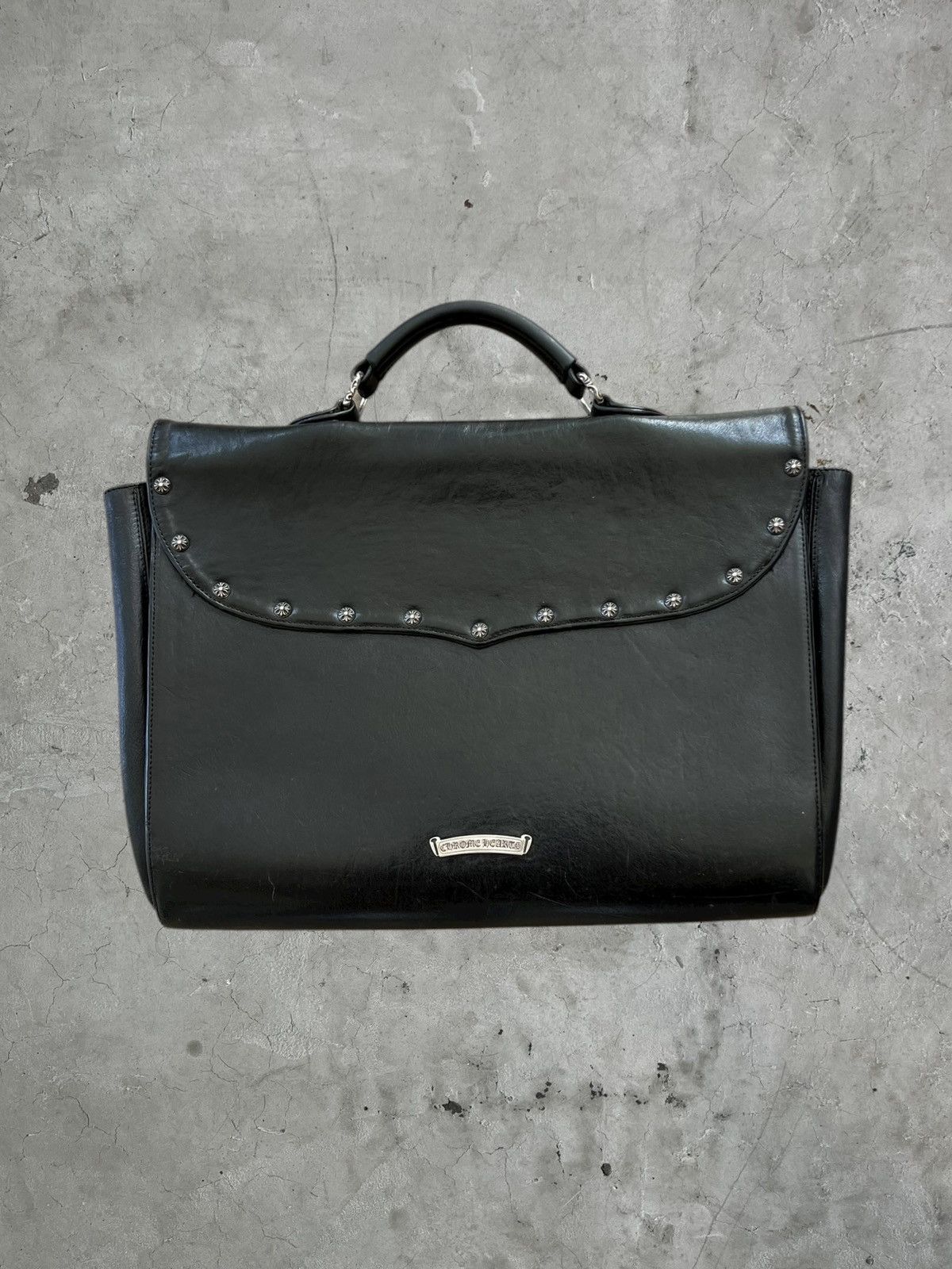 Chrome Hearts Chrome Hearts Leather Briefcase Bag Size ONE SIZE - 2 Thumbnail