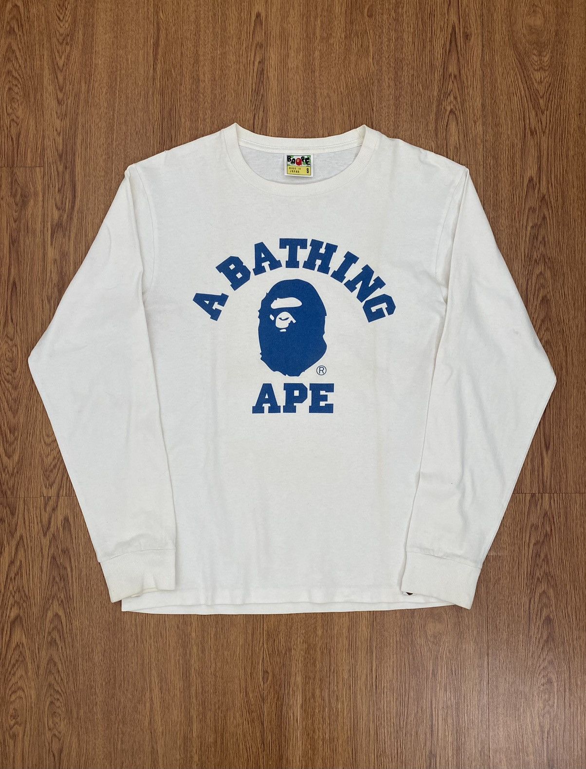 Bape A bathing ape OG logo LS Size US S / EU 44-46 / 1 - 1 Thumbnail