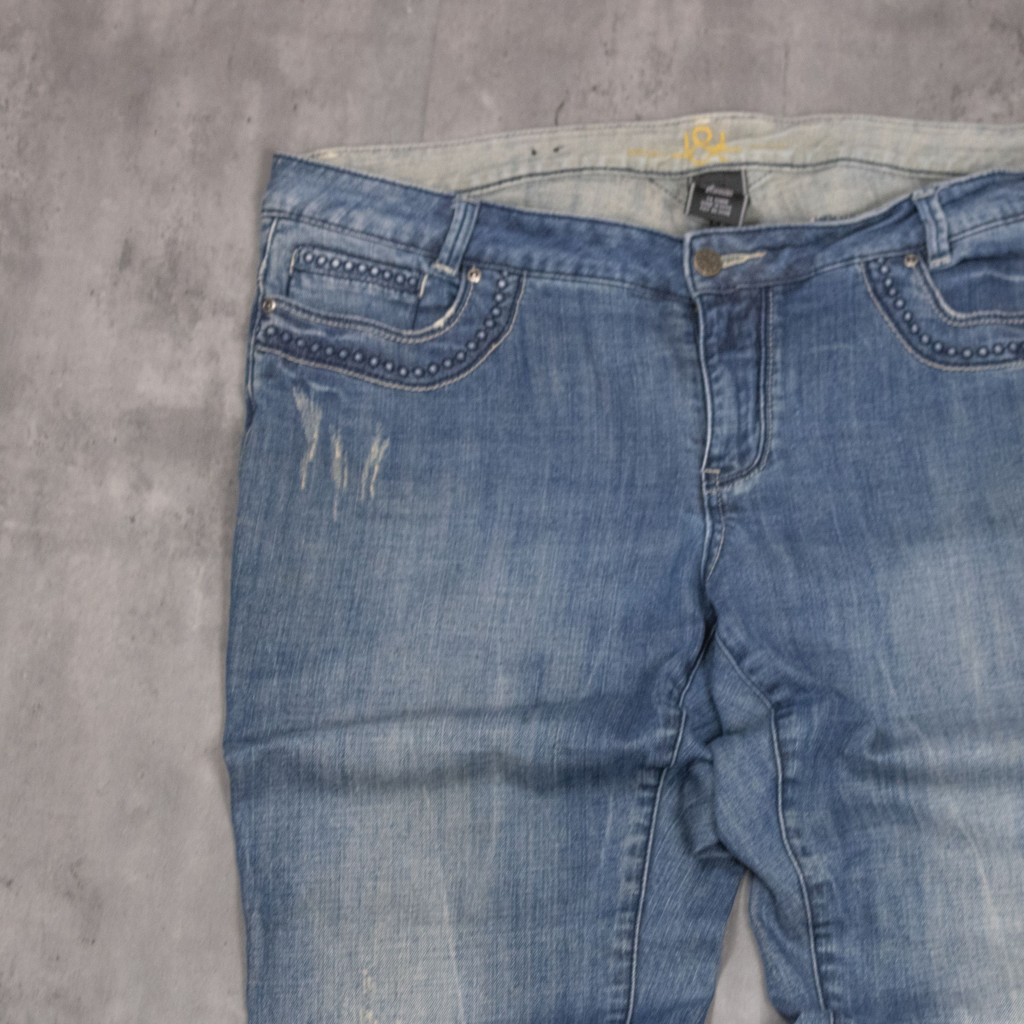 True Religion VTG Y2K Love & Legend Bootcut Low Rise Denim Jeans Size US 40 / EU 56 - 8 Thumbnail